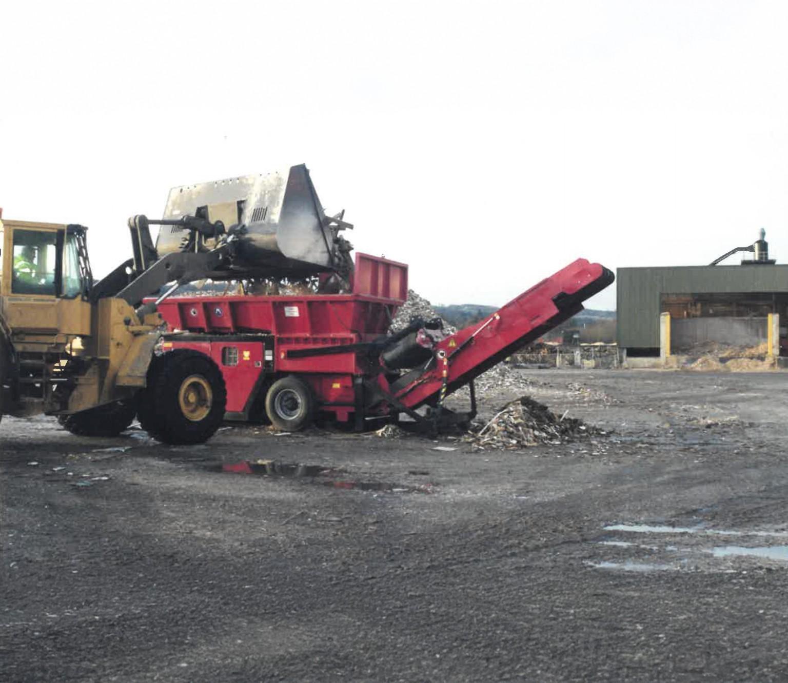 Timberpak Ltd. First Shredder