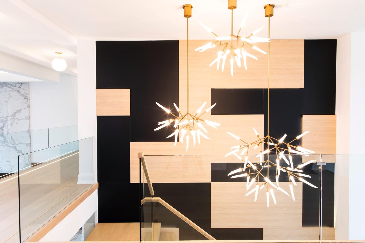 Het Vicenza eik-decor werd in het hele huis gebruikt in verschillende ruimtes en voor diverse toepassingen.