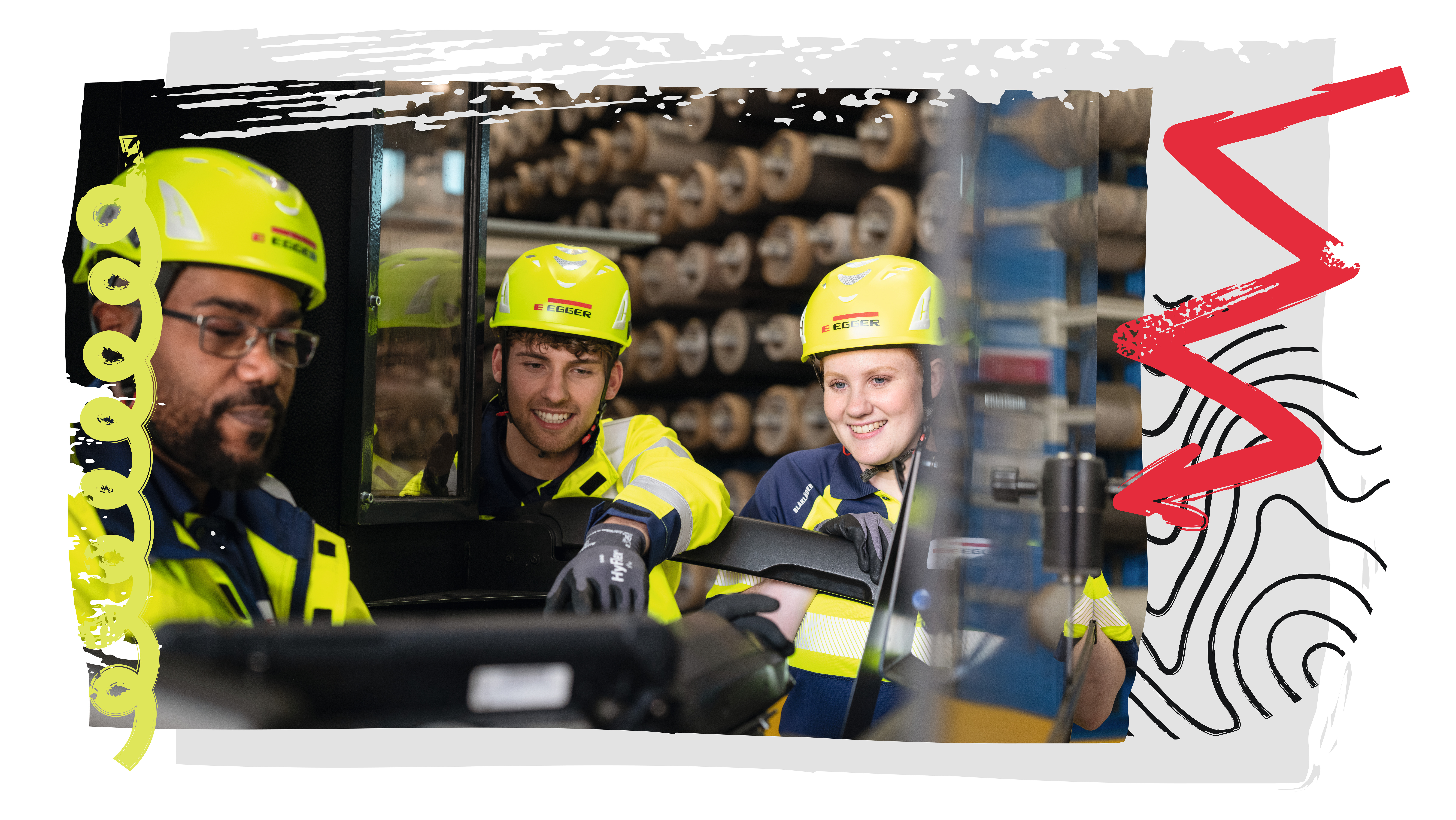 Betriebslogistikkauffrau:mann im Lehrberuf