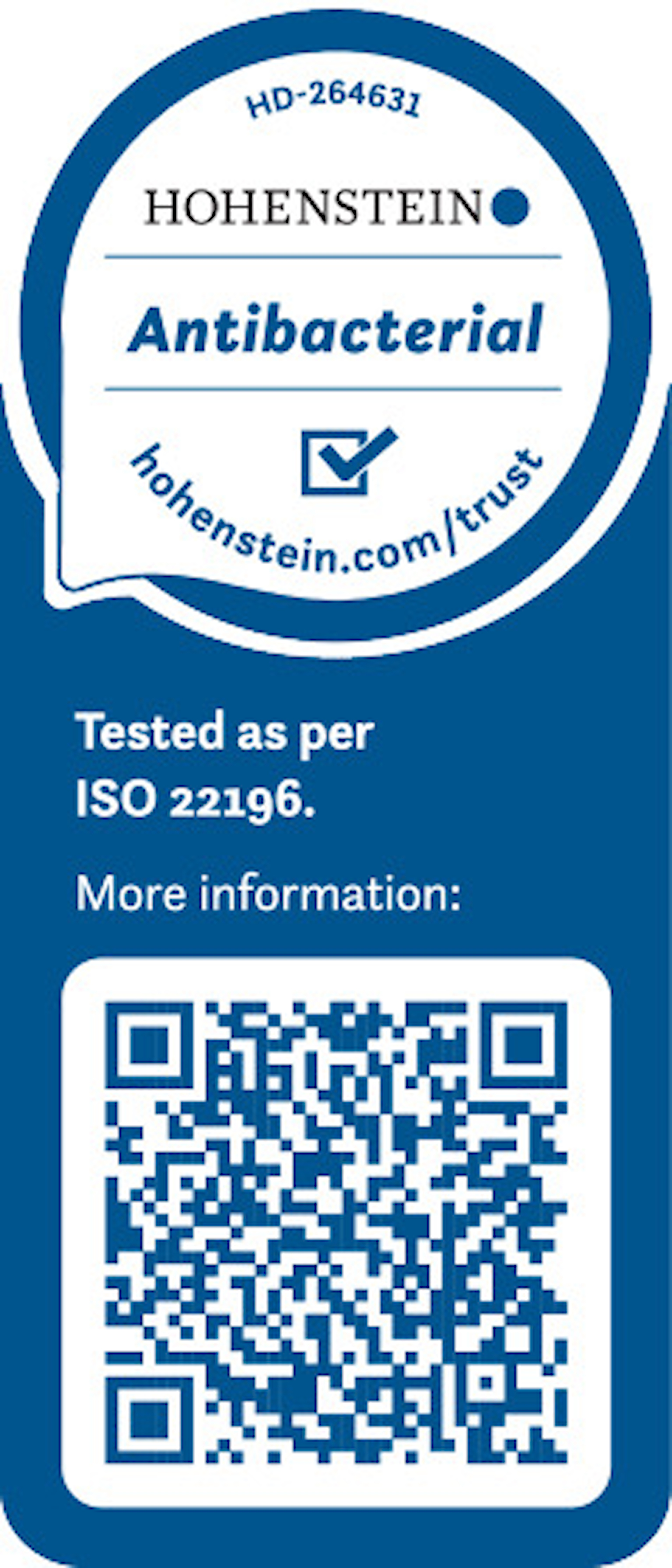 Certyfikat zewnętrznego Instytutu Hohenstein
