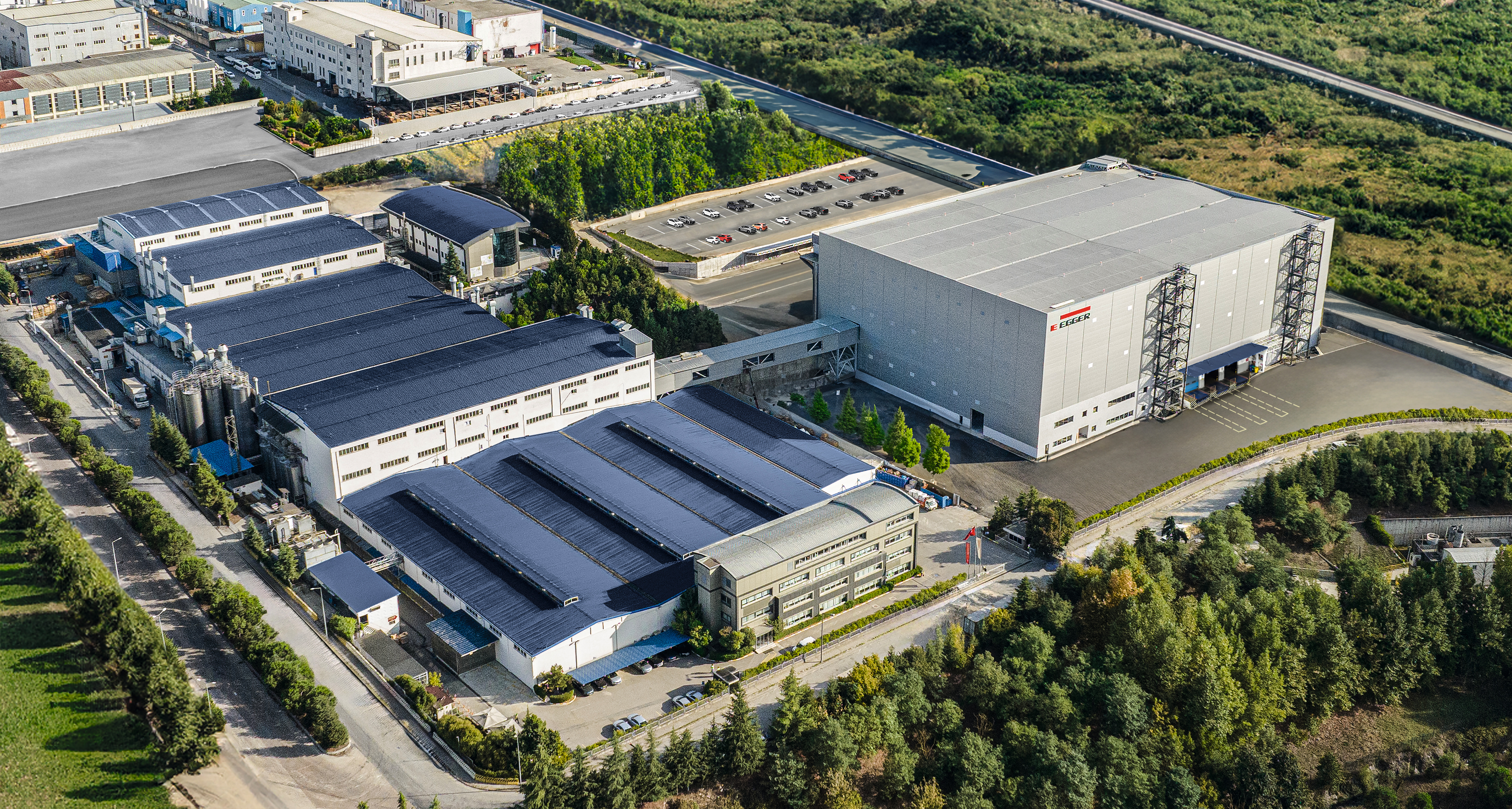 Aerial image of building in Gebze