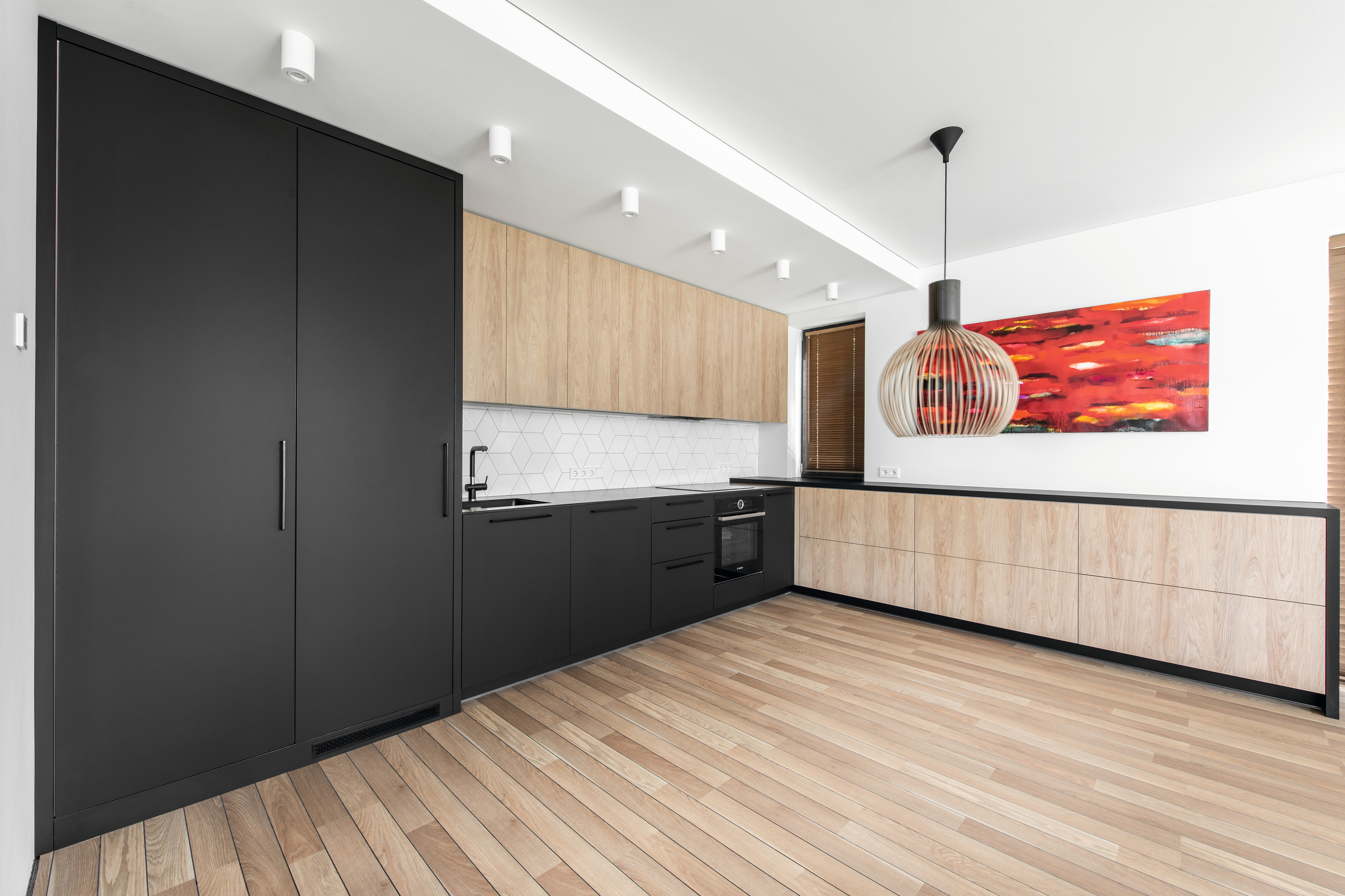 U999 PM/ST2 e H3730 ST10 sono stati usati per gli elementi frontali della cucina.