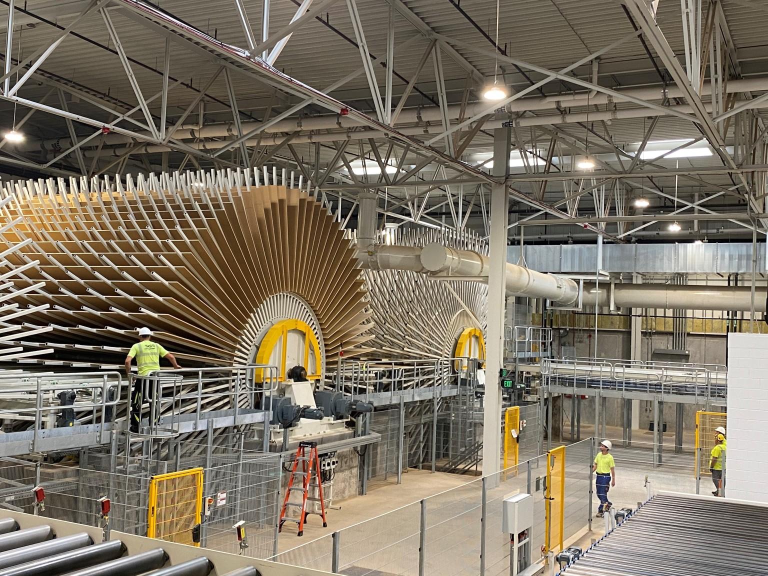 Les refroidisseurs vedettes fonctionnant dans notre usine de Lexington