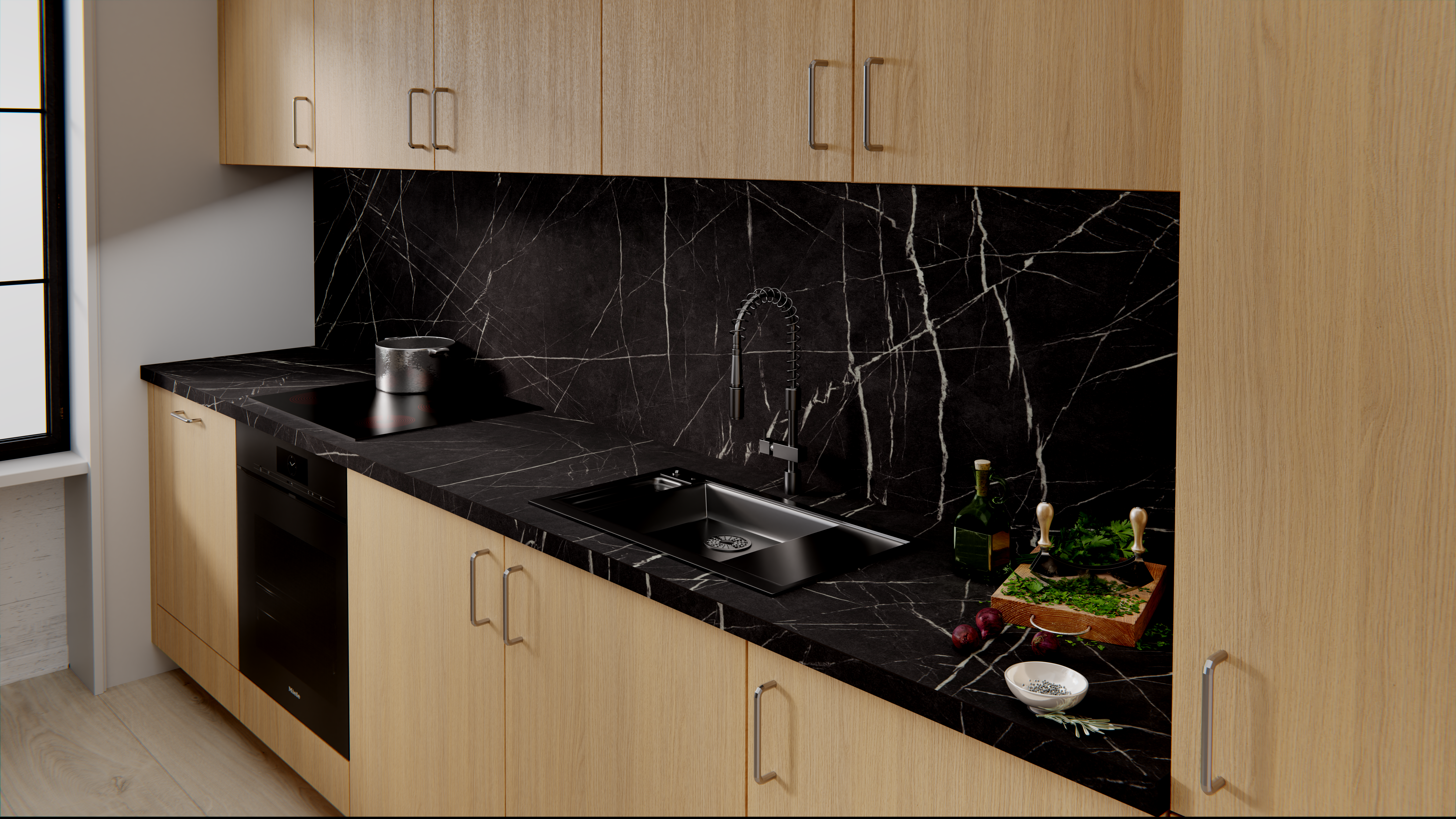 F206 PM Black Pietra Grigia