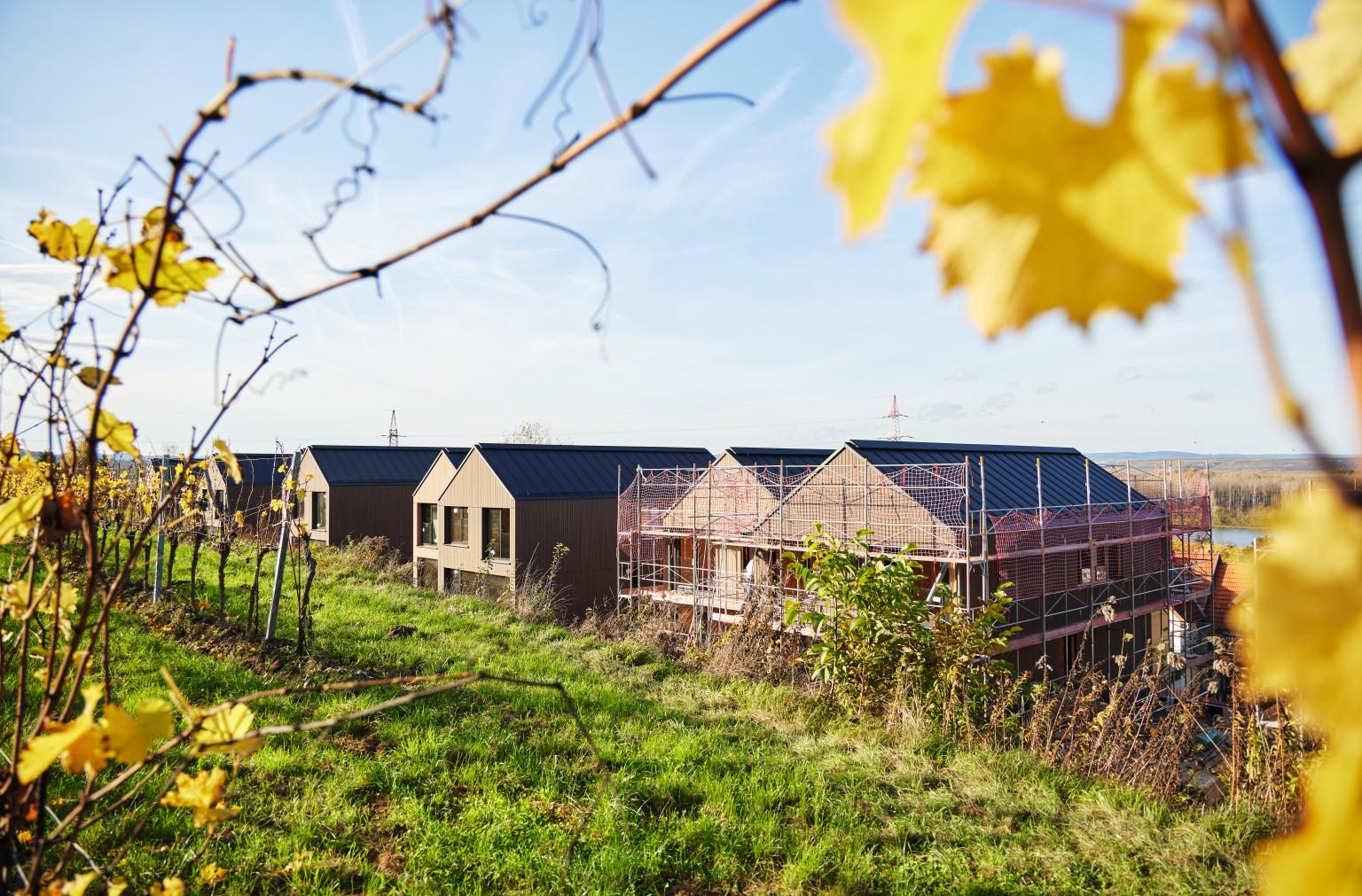 Each semi-detached house has a living space of around 120 m².
