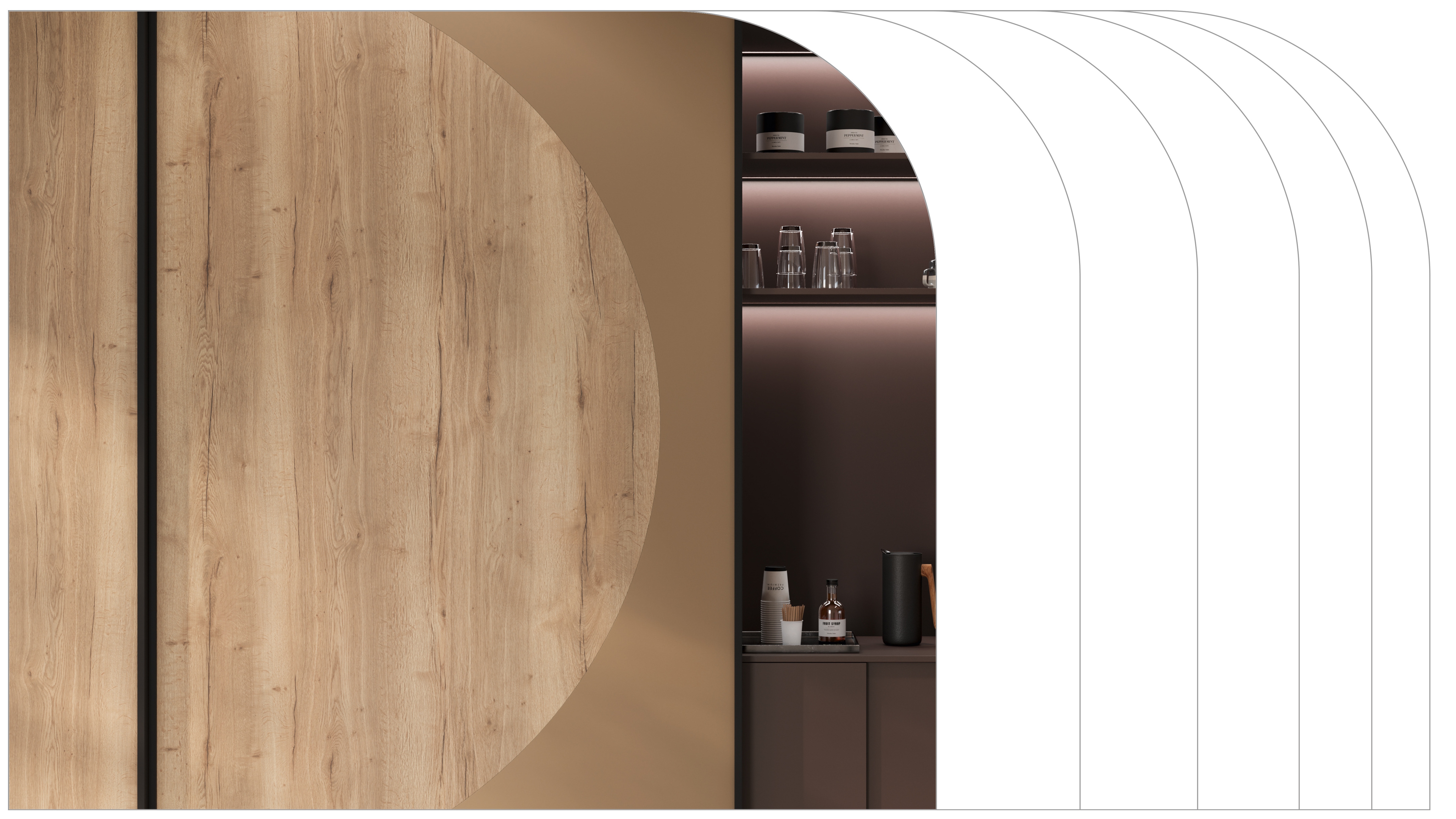 U250 TM Caramel Beige, U398 TM Dark Berry, U665 TM Stone Green