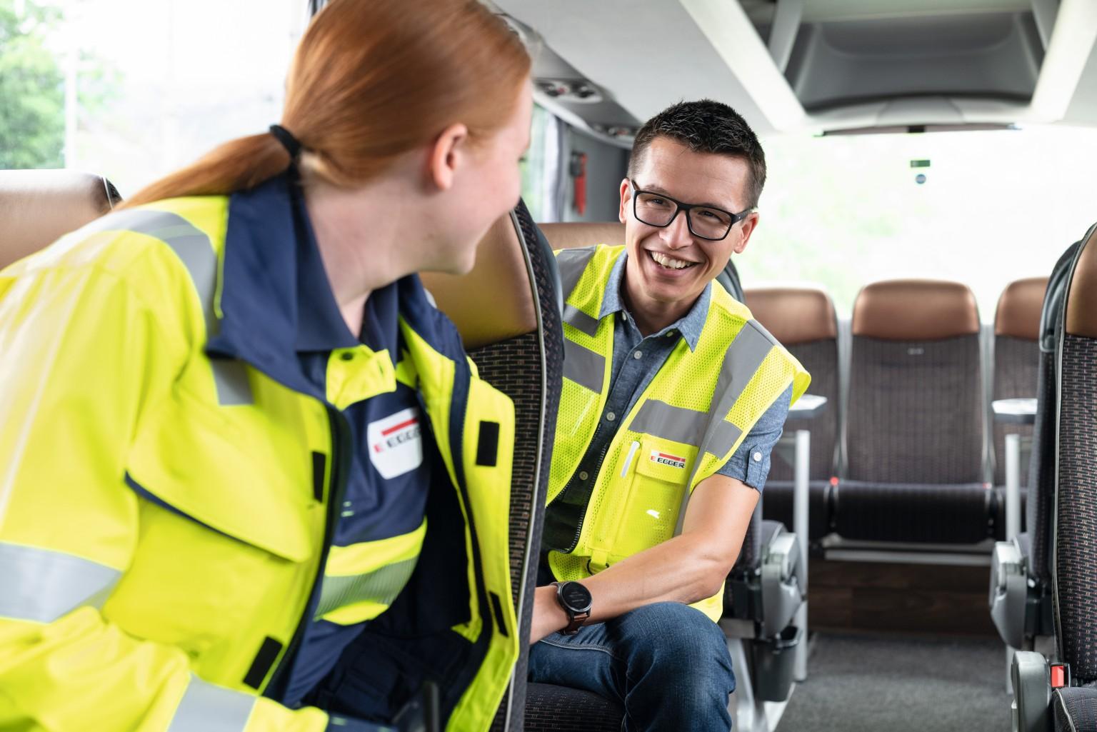On-site bus service