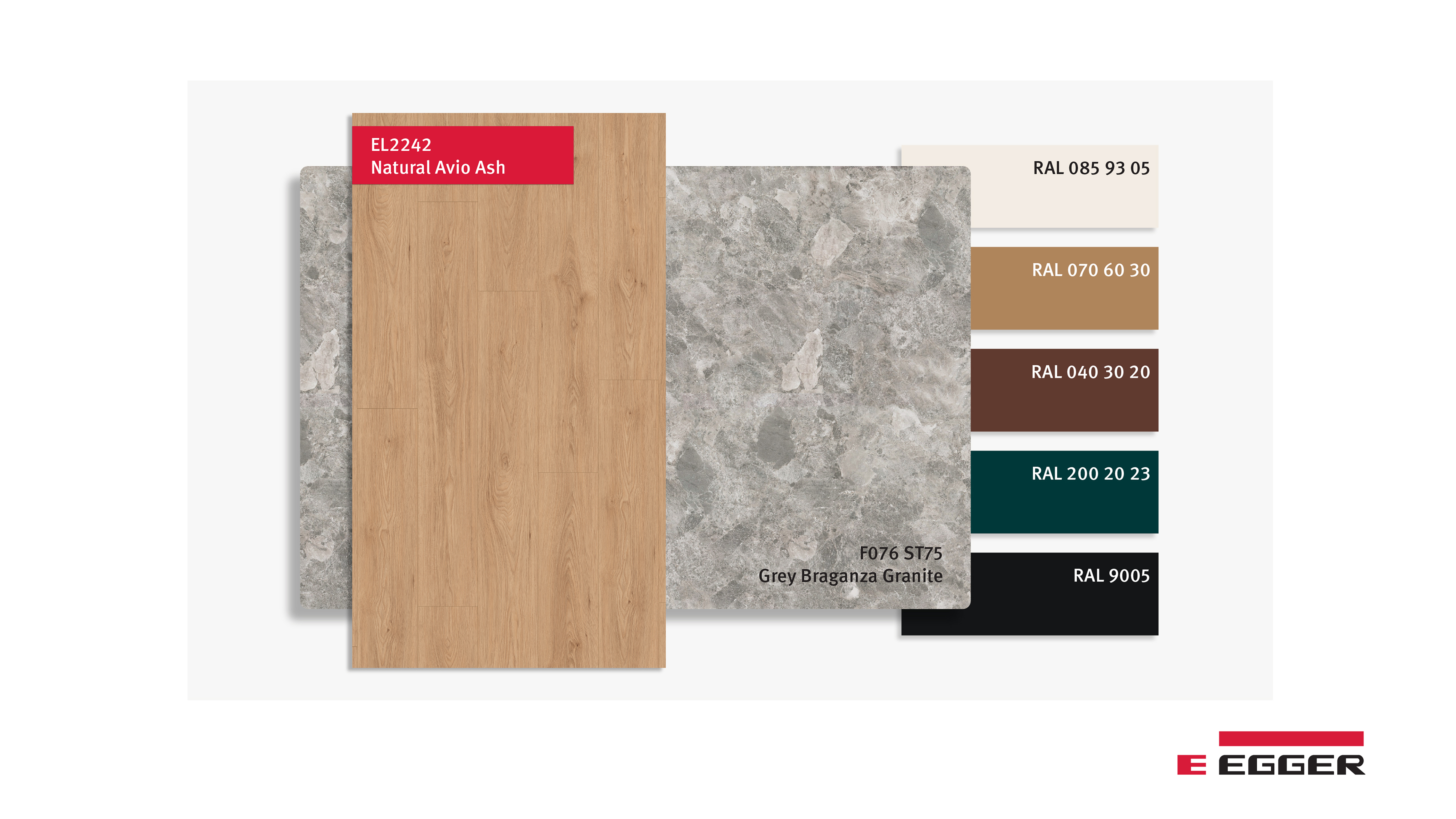 colour pairings for grey worktops