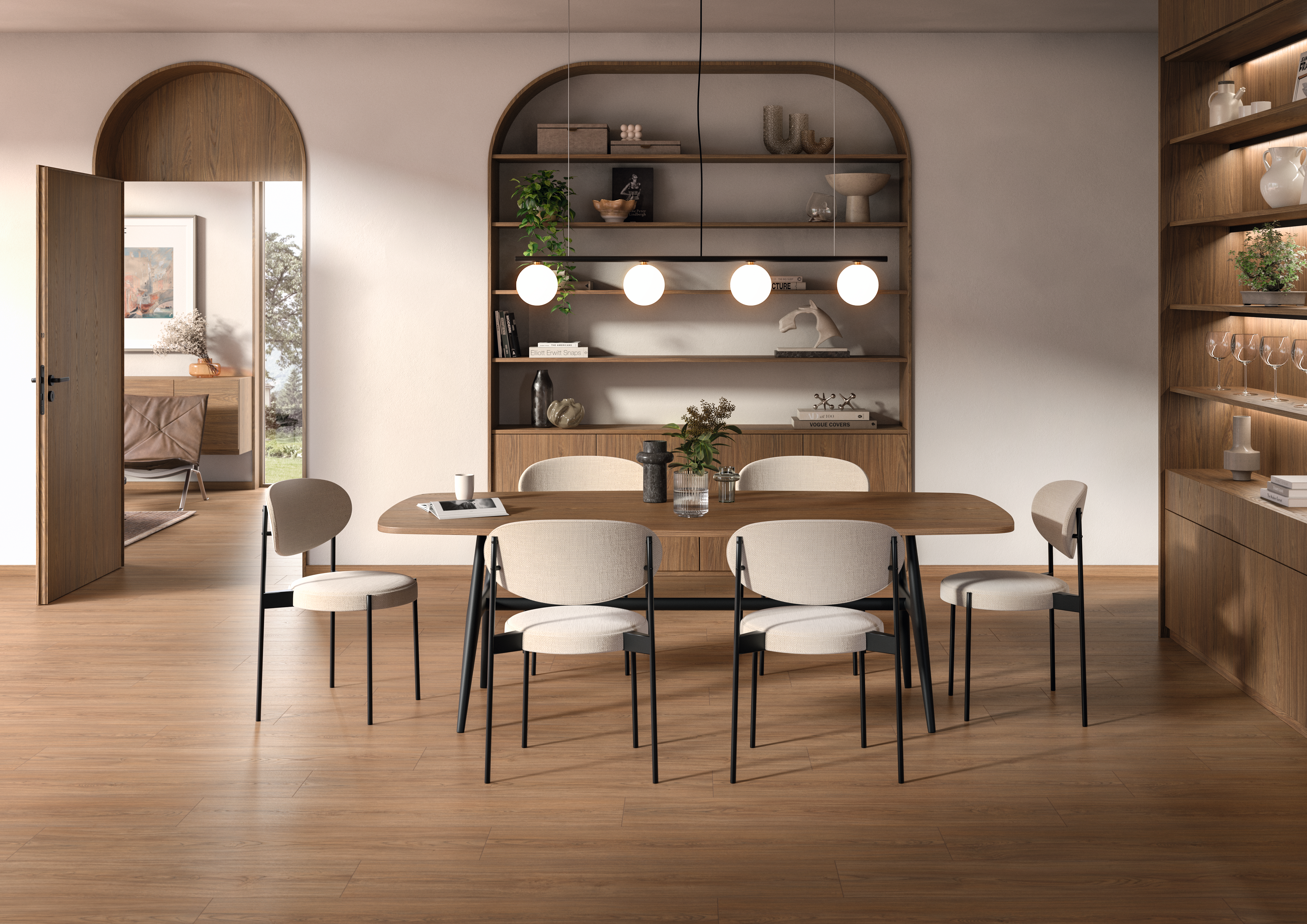 Decor Match: Fußboden EDF200 und Regal H1318 ST10