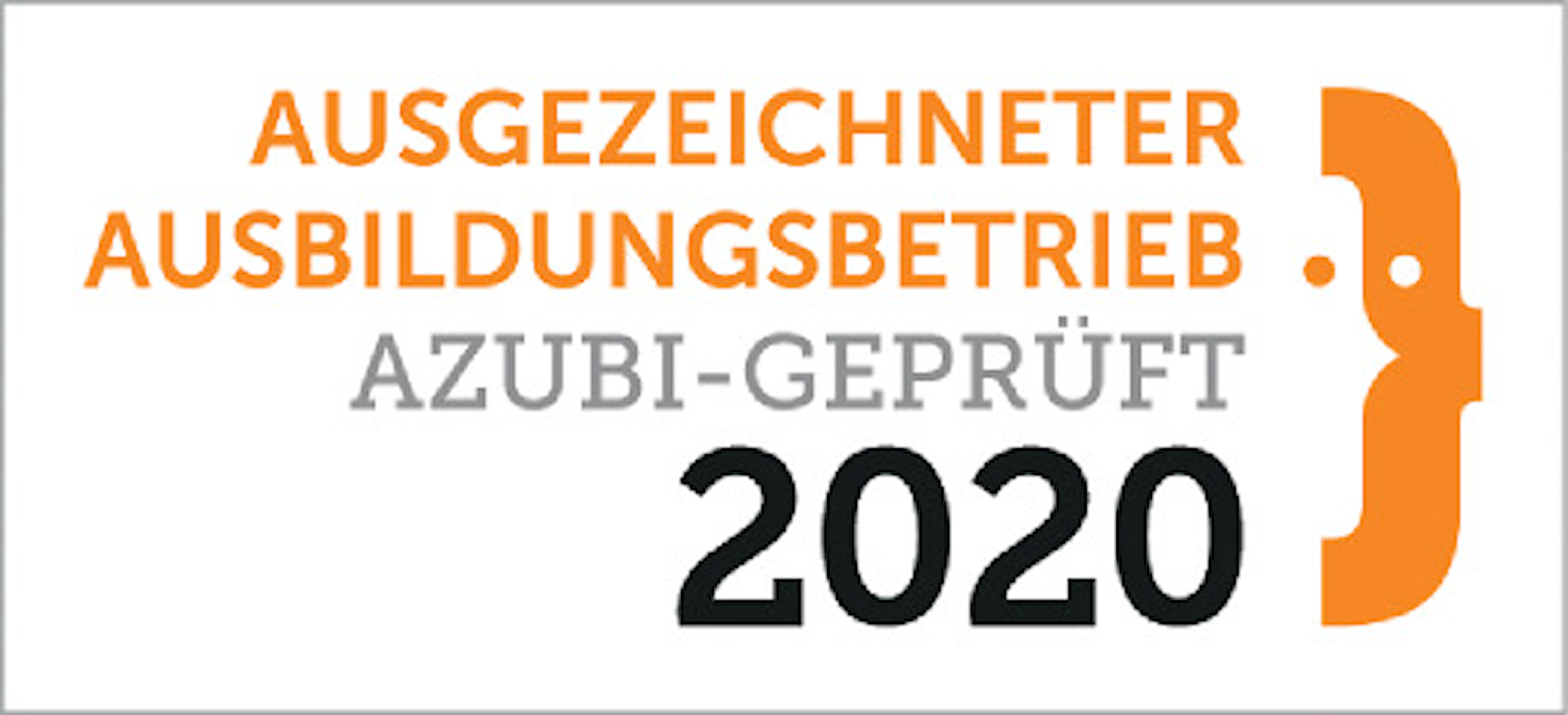 Ausgezeichneter Ausbildungsbetrieb 2020
