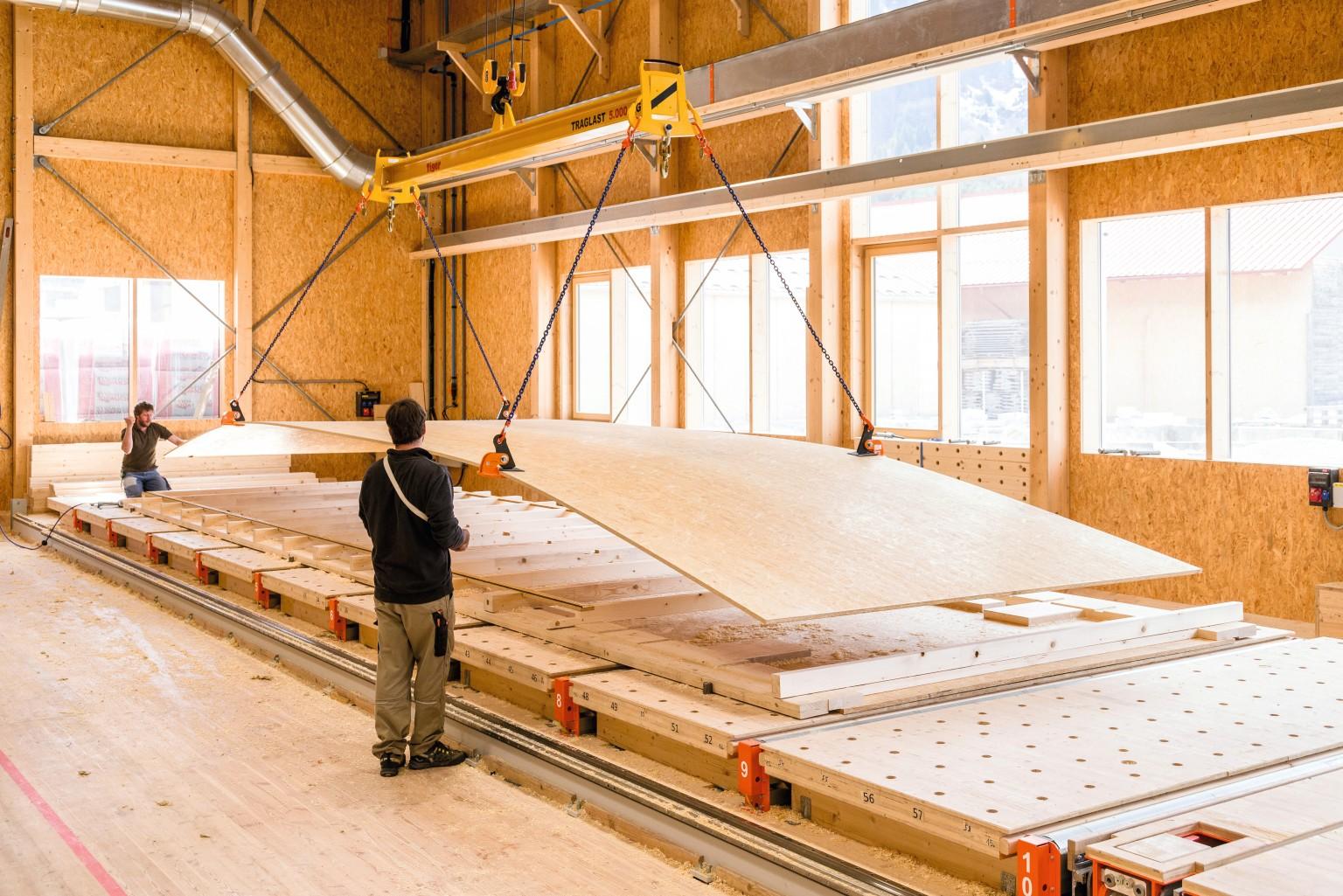 The main component of the construction is the EGGER OSB 4 TOP in its largest version. © Fotostudio Rene Paulweber