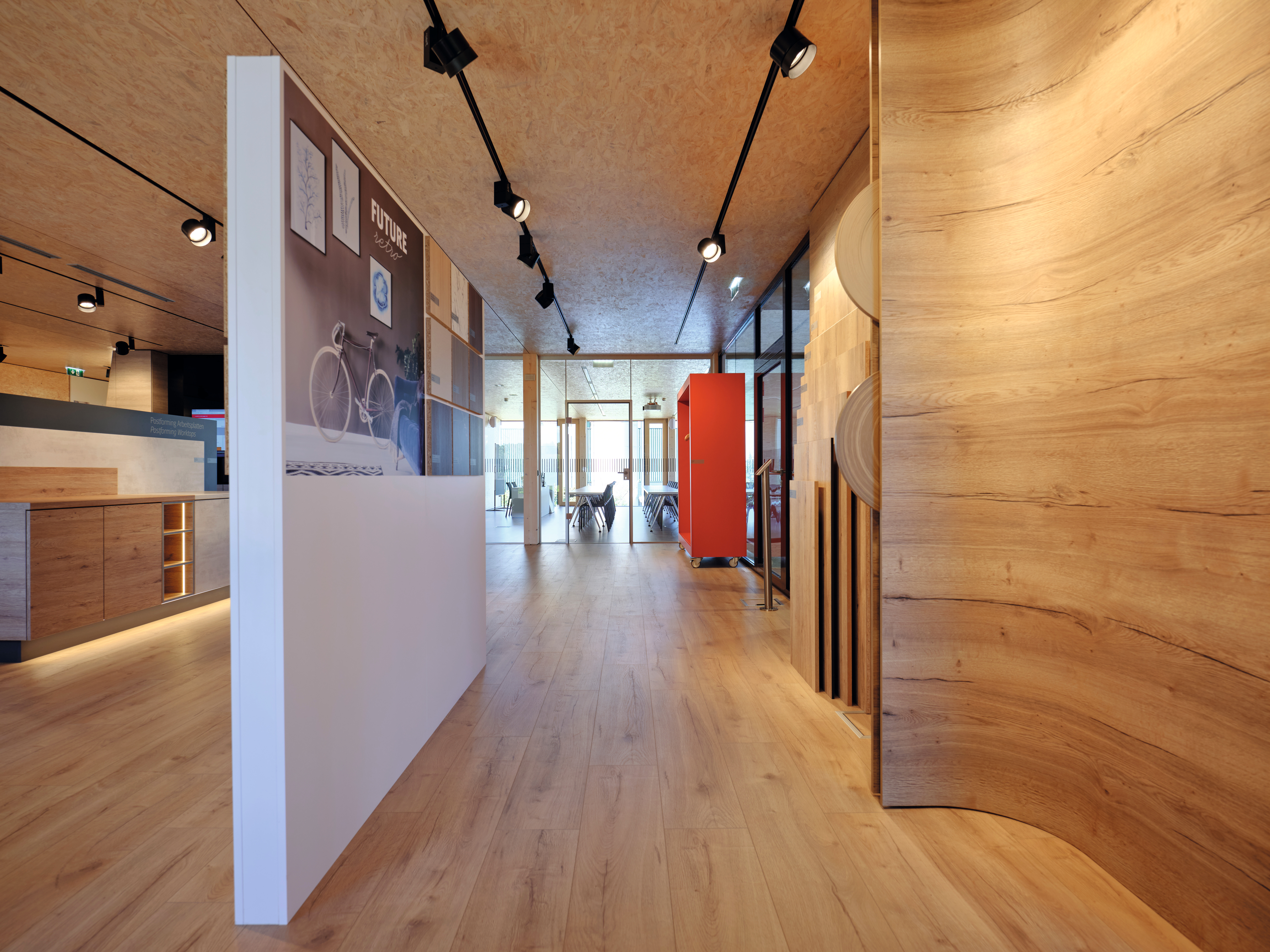 The new Forum is located on the 1st upper floor.