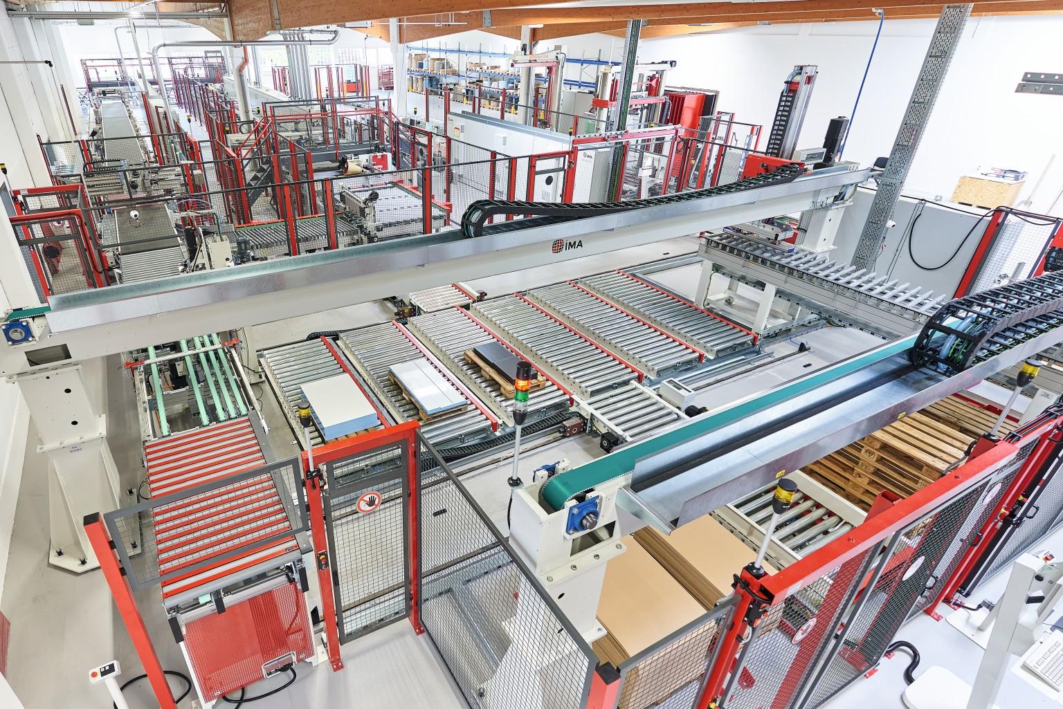 Frontenlinie Bünde, automatische stapeling