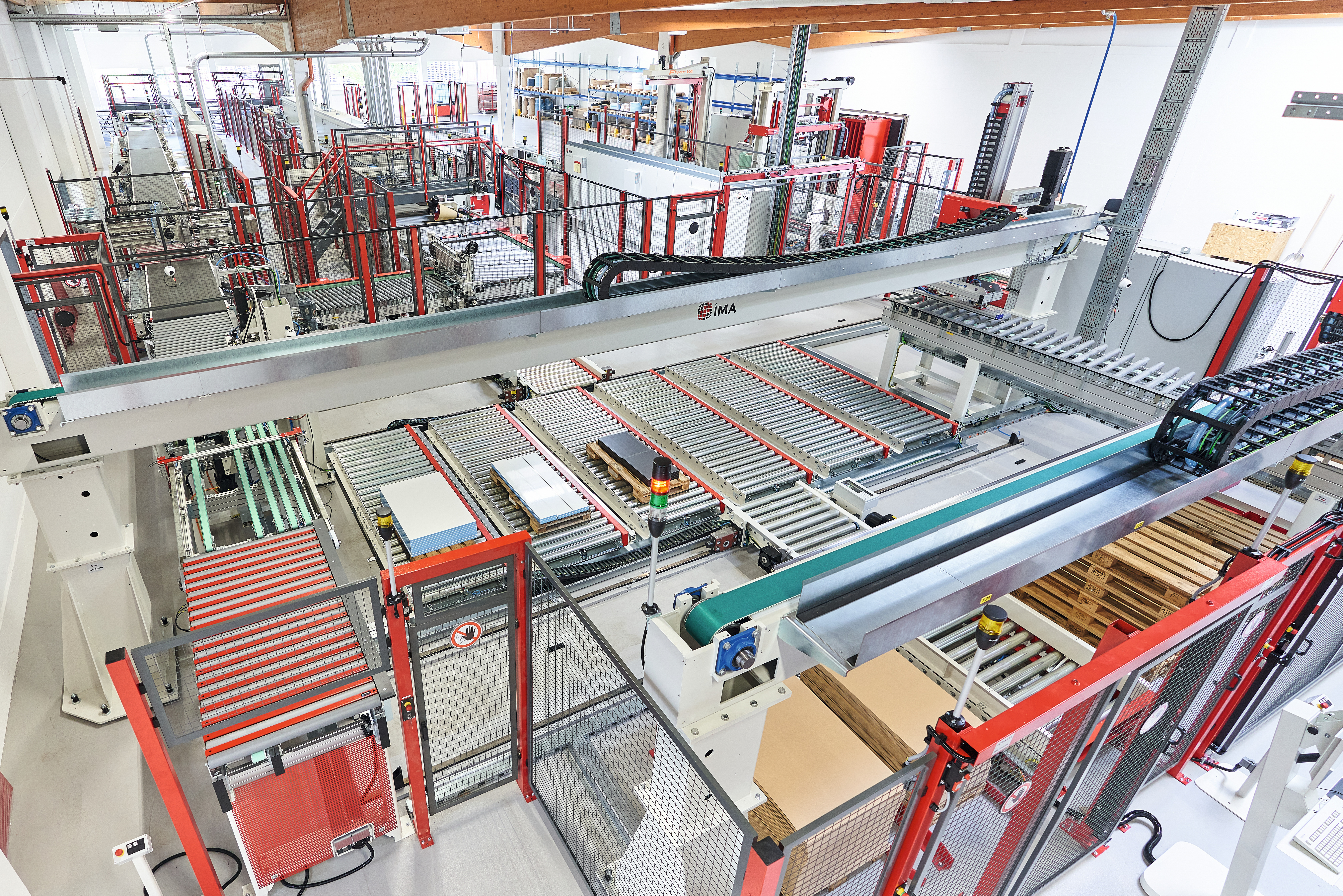 Frontenlinie Bünde, automatische stapeling