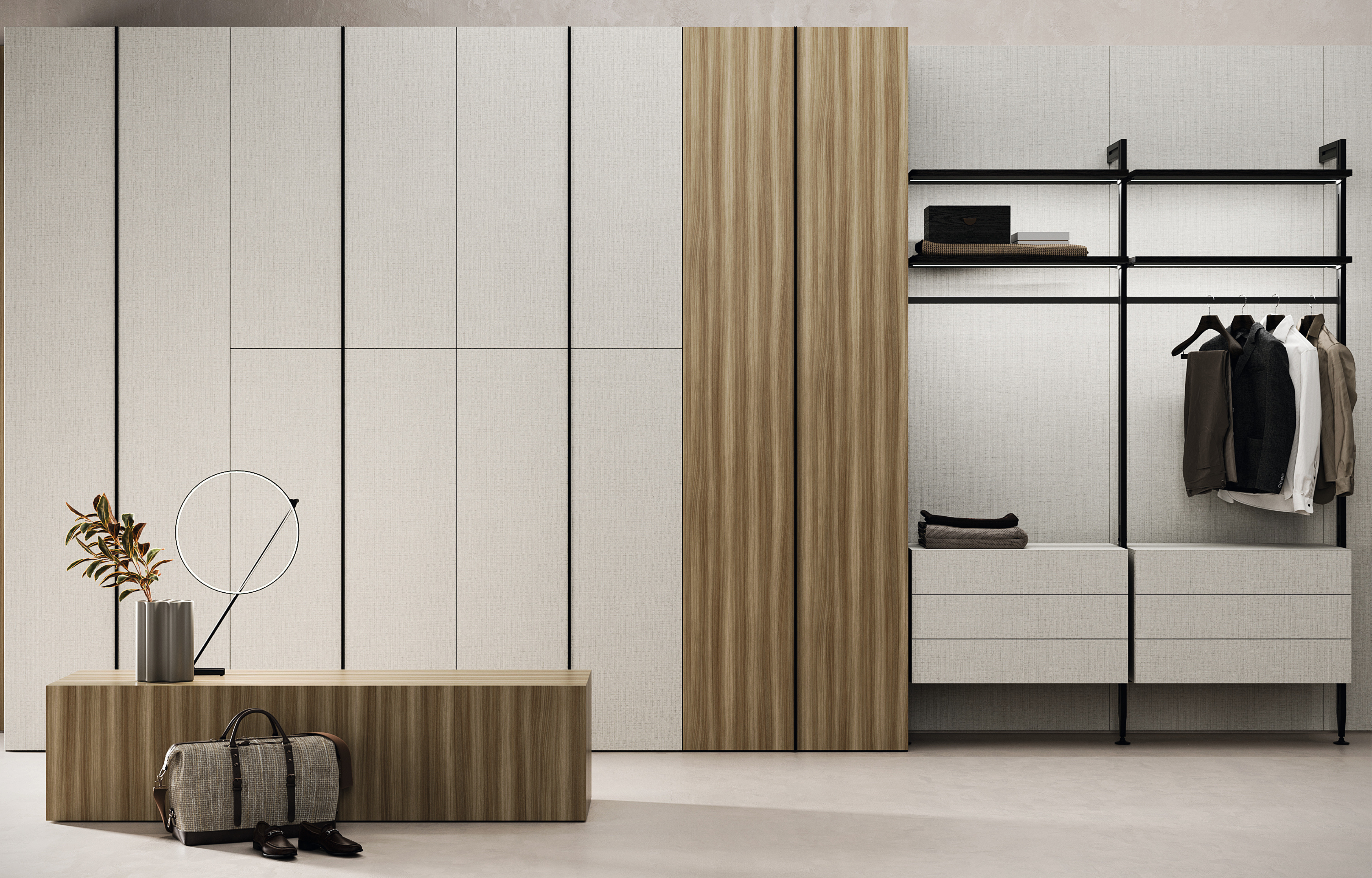 Cabina armadio Alba Chiaro (H7585) S Collection