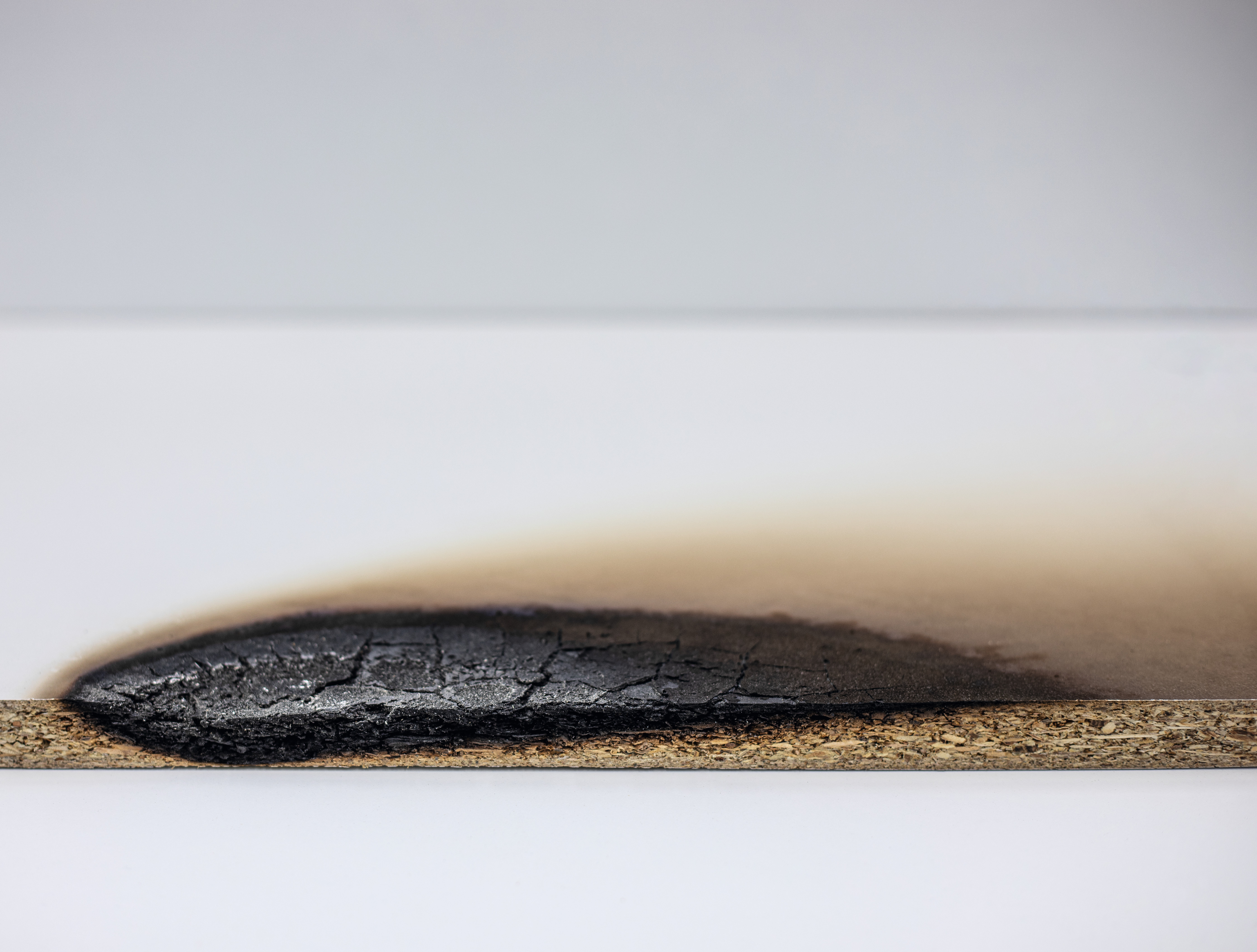 Product cross-section after 30 minutes of burning