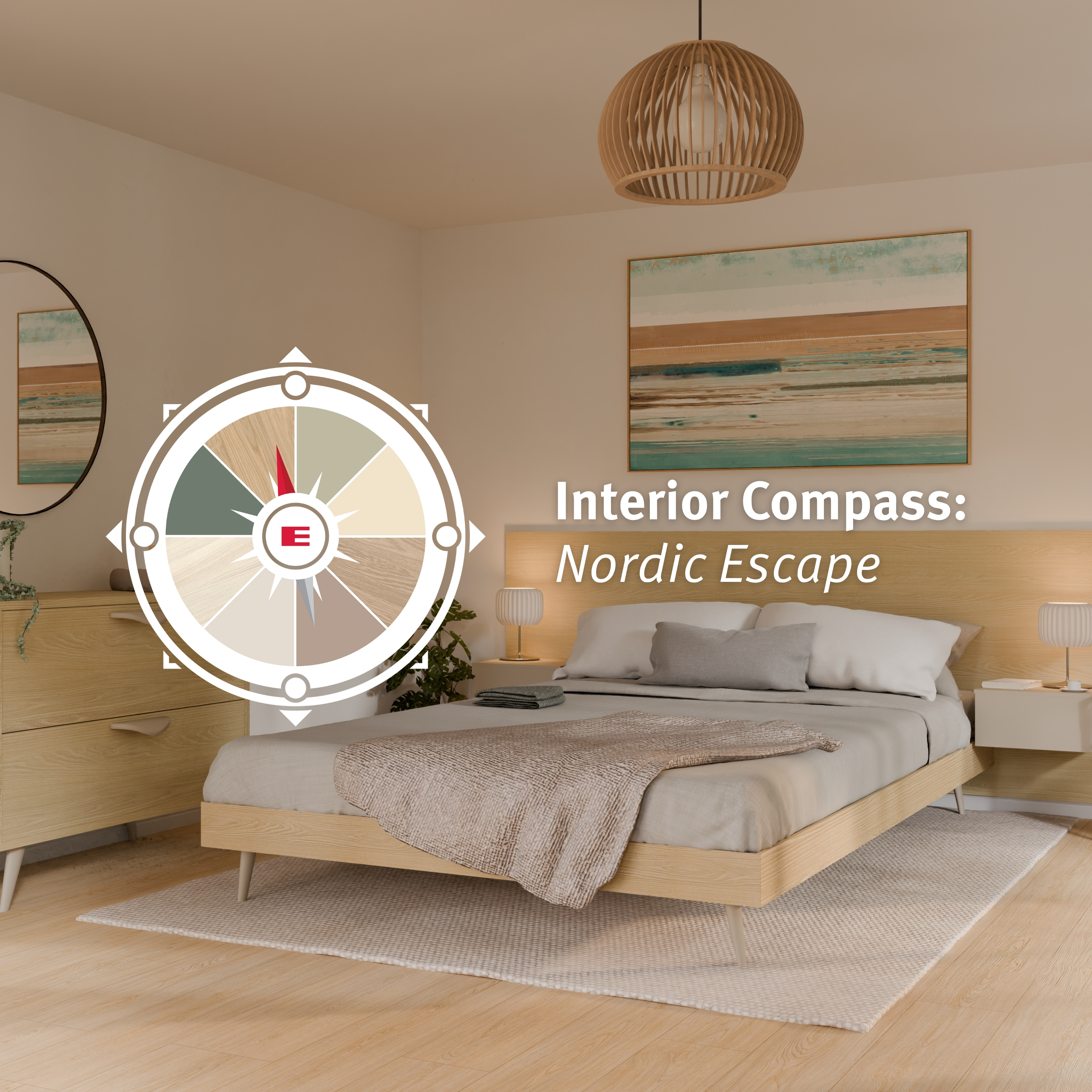 CEE Interior Compass Nordic Escape Bedroom