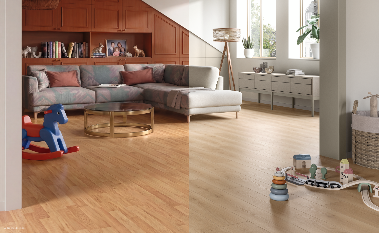 30 years of EGGER Laminate Flooring (AI generated)