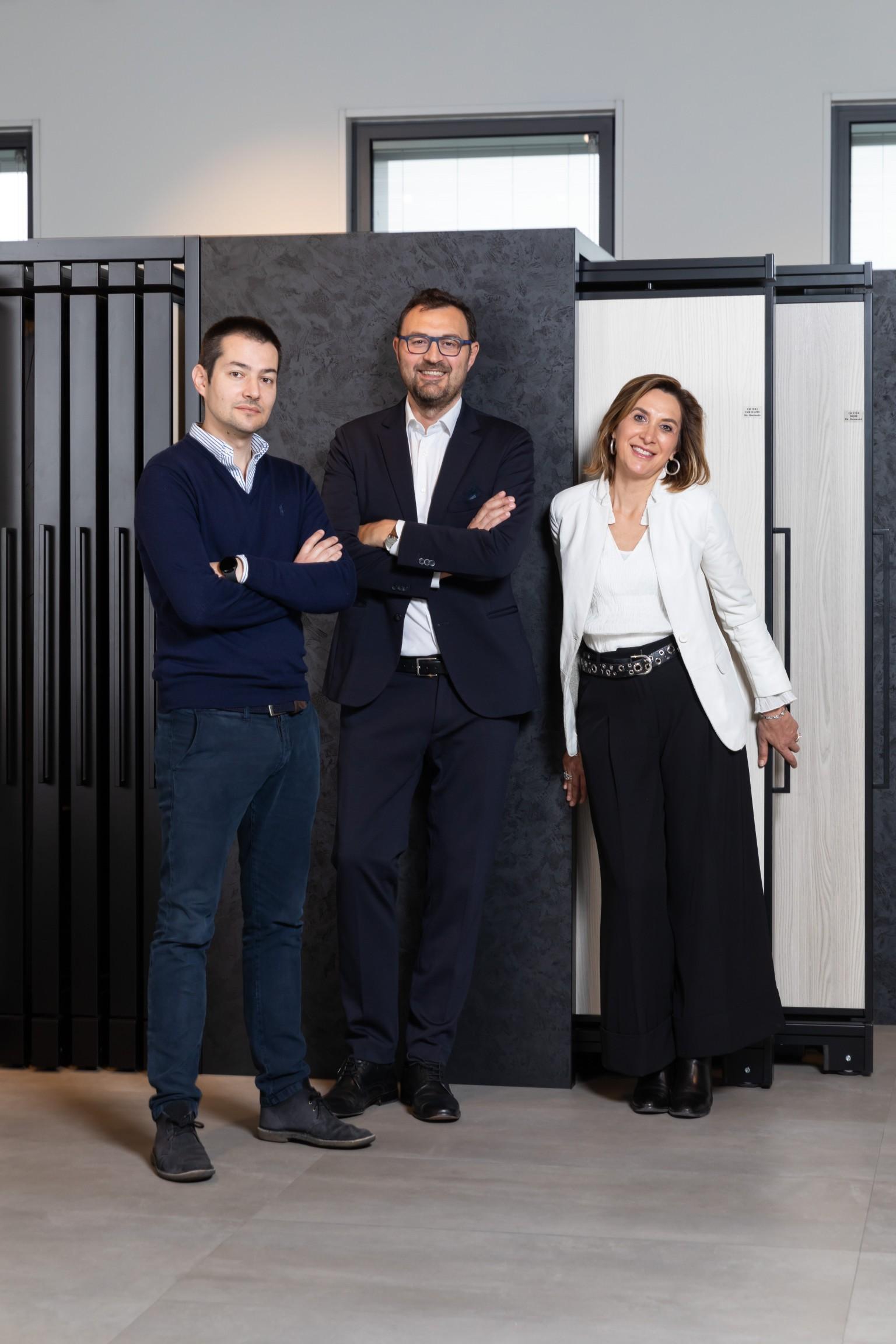 The members of the SAIB owner family Sergio Doriguzzi, Giuseppe Conti and Clara Conti (from left to right) will continue to manage the plant.