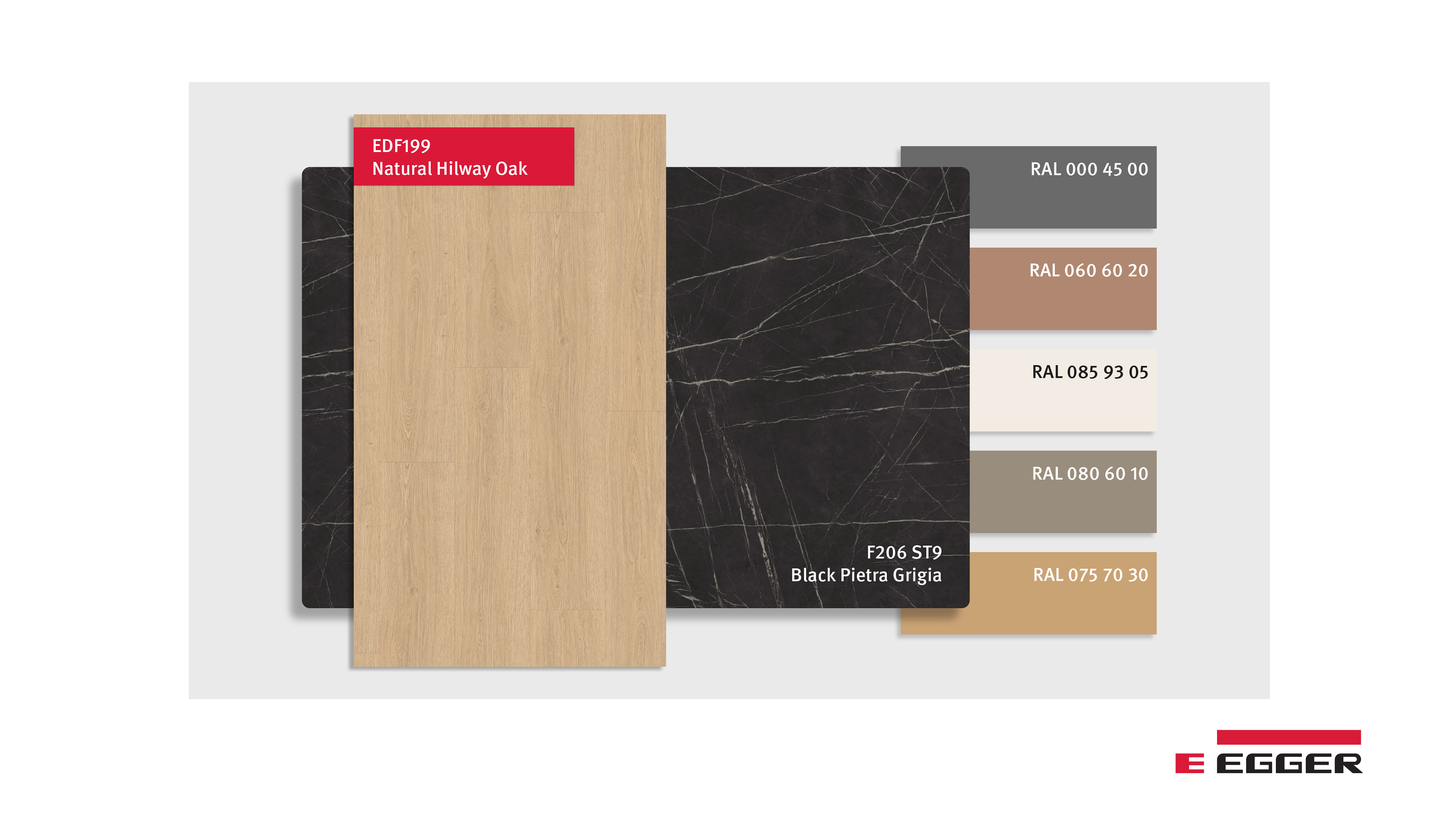 colour pairings for black worktops