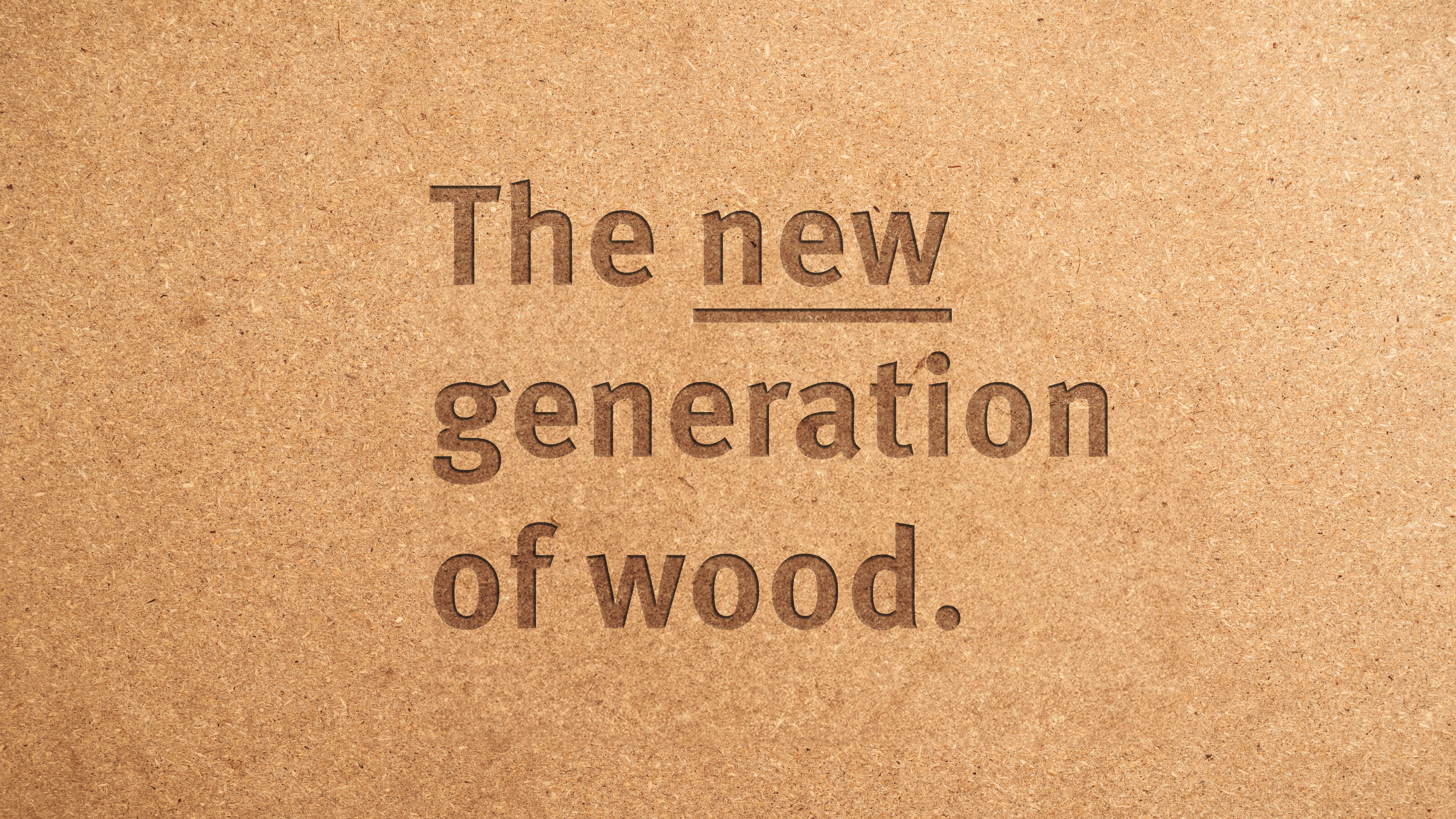 EGGER Chipboard - The new generation of wood.