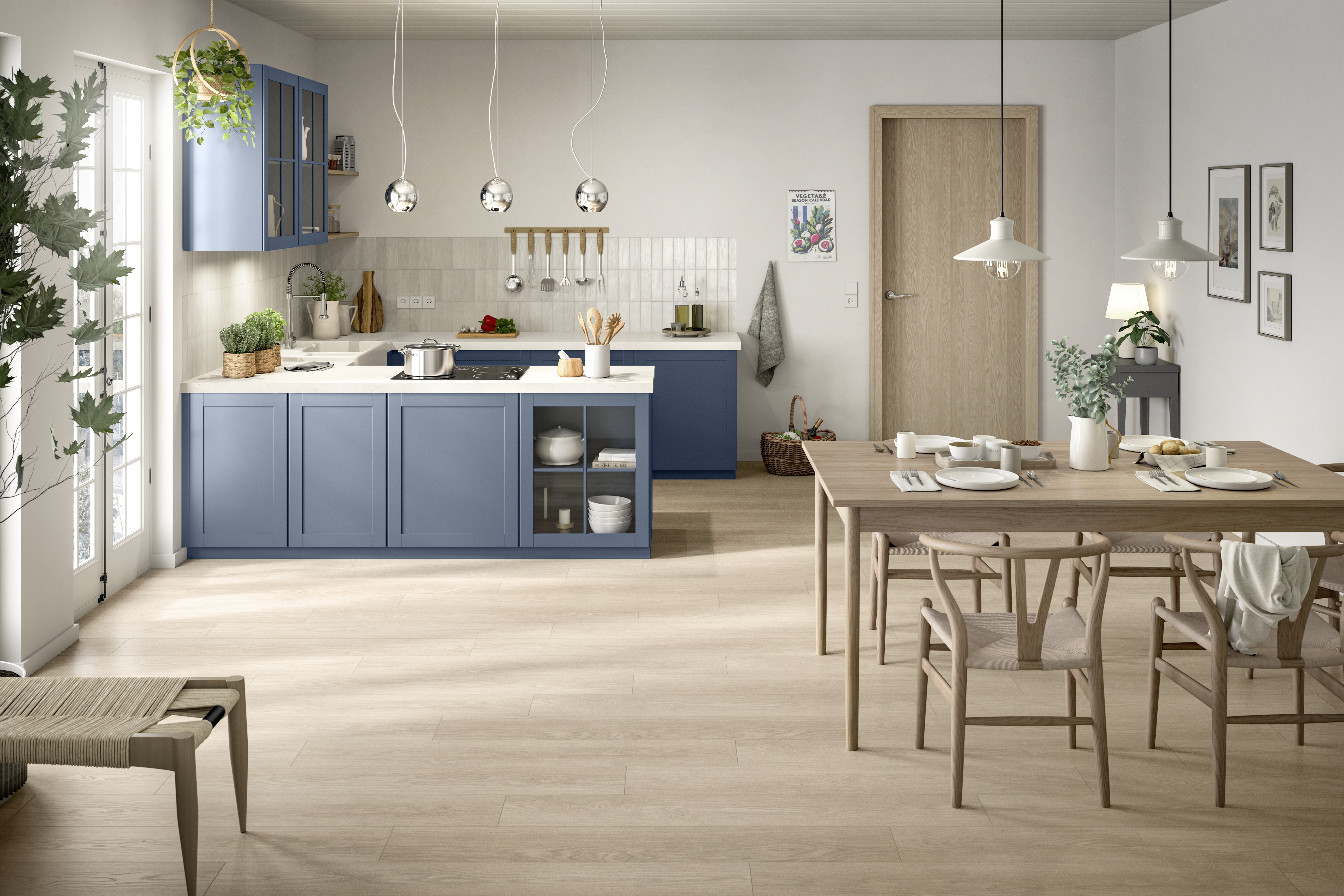 Door H1362 ST12 and floor EL2132 (Decor Match)