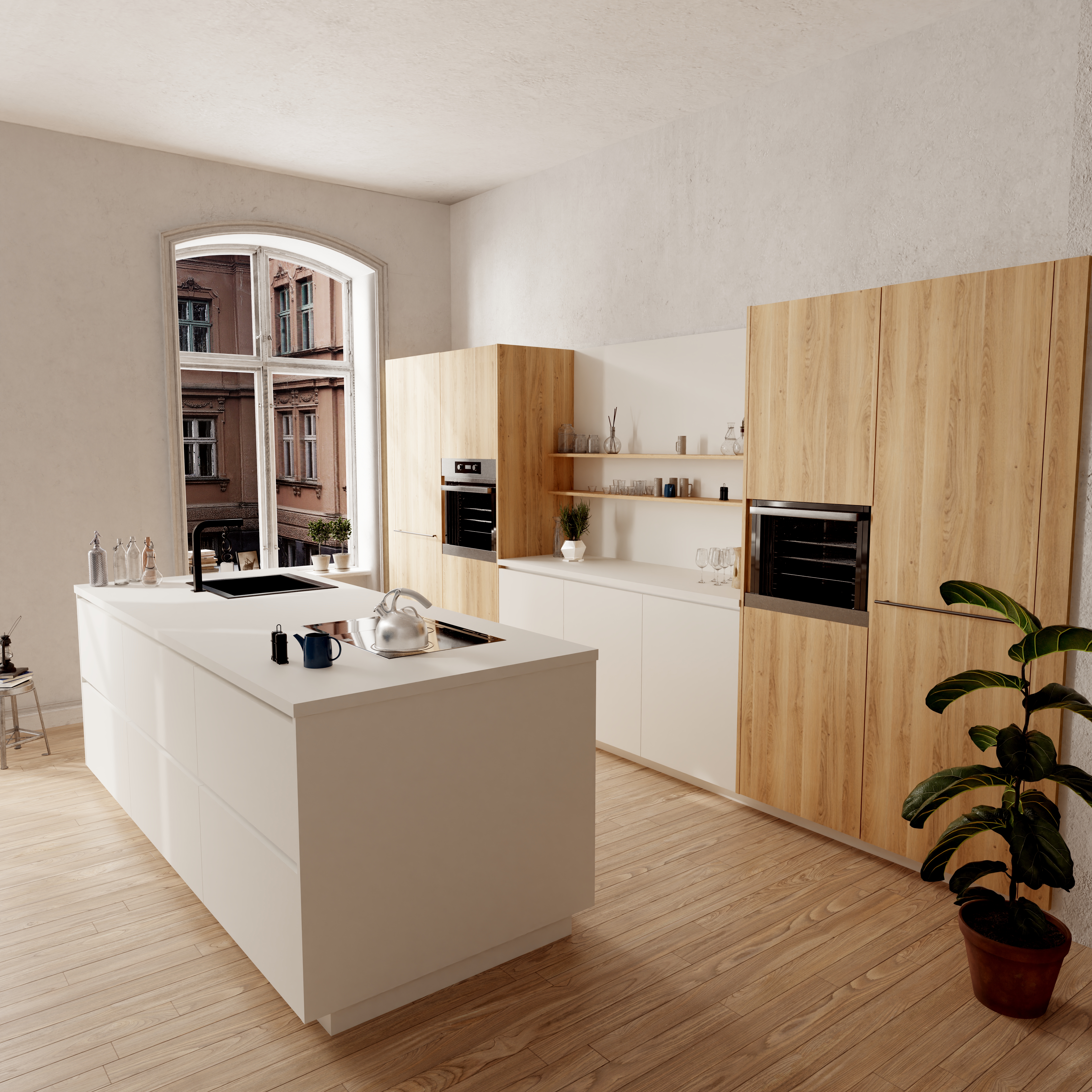 Kuchyně s produkty z řady PerfectSense