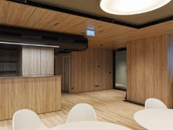 H1145 ST10 Natural Bardolino Oak and Design Flooring GreenTec EHD001 Oak rough-cut brown make a cosy combination.