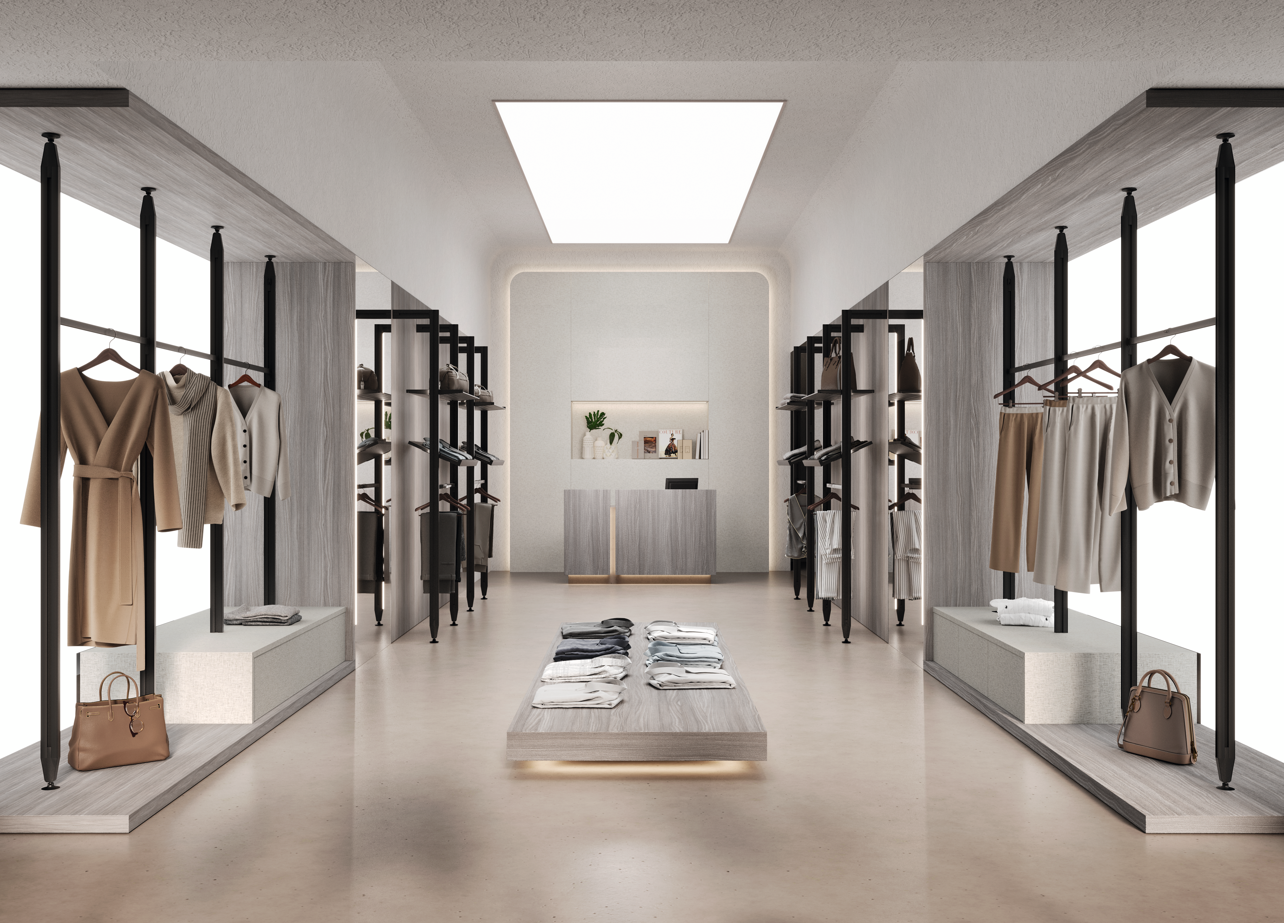 H3788 ST17 Grey Bolivar Wood; F7137 STV9 Light Atelier Textile