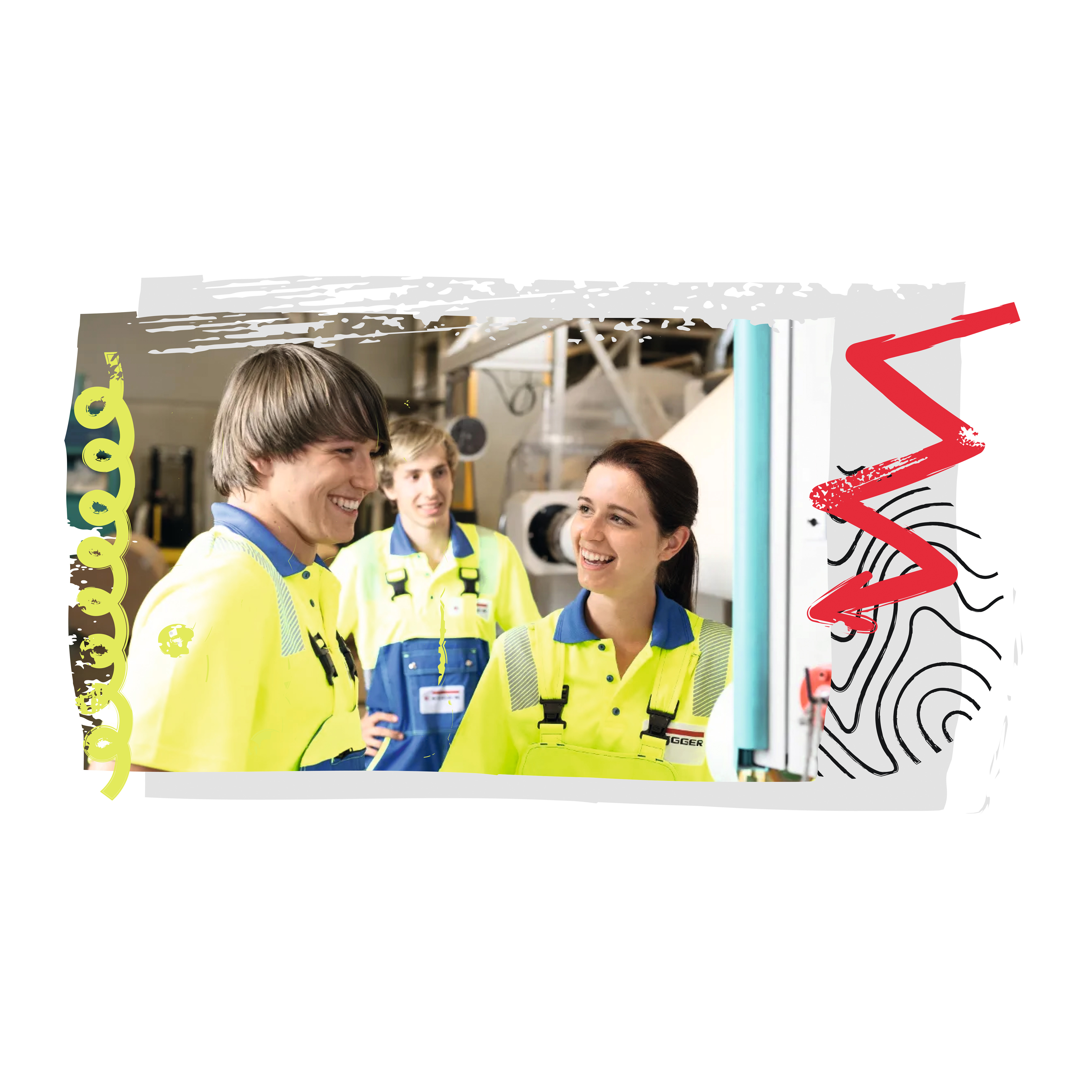 Apprentices working together