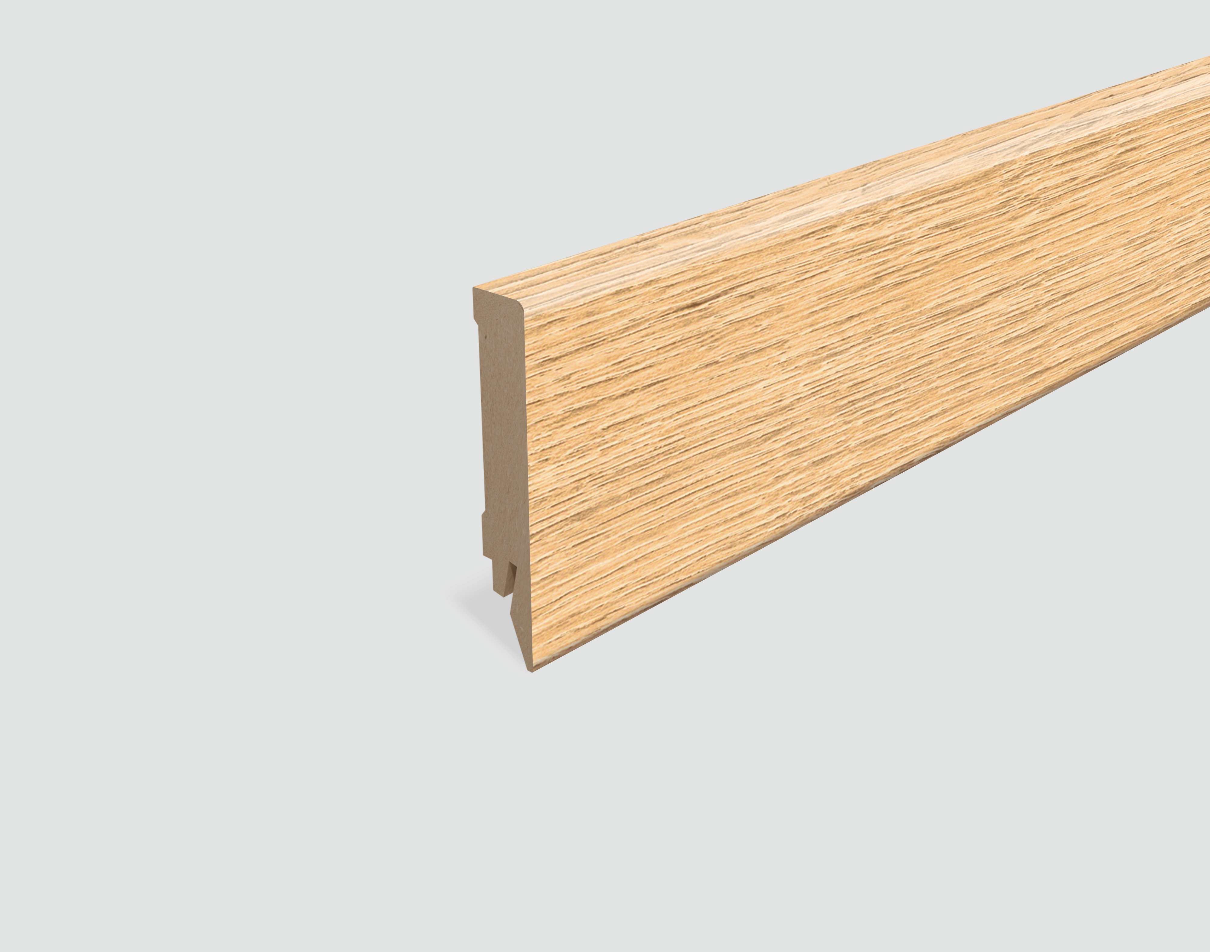 Detaiilbild kubische Sockelleiste 8 cm