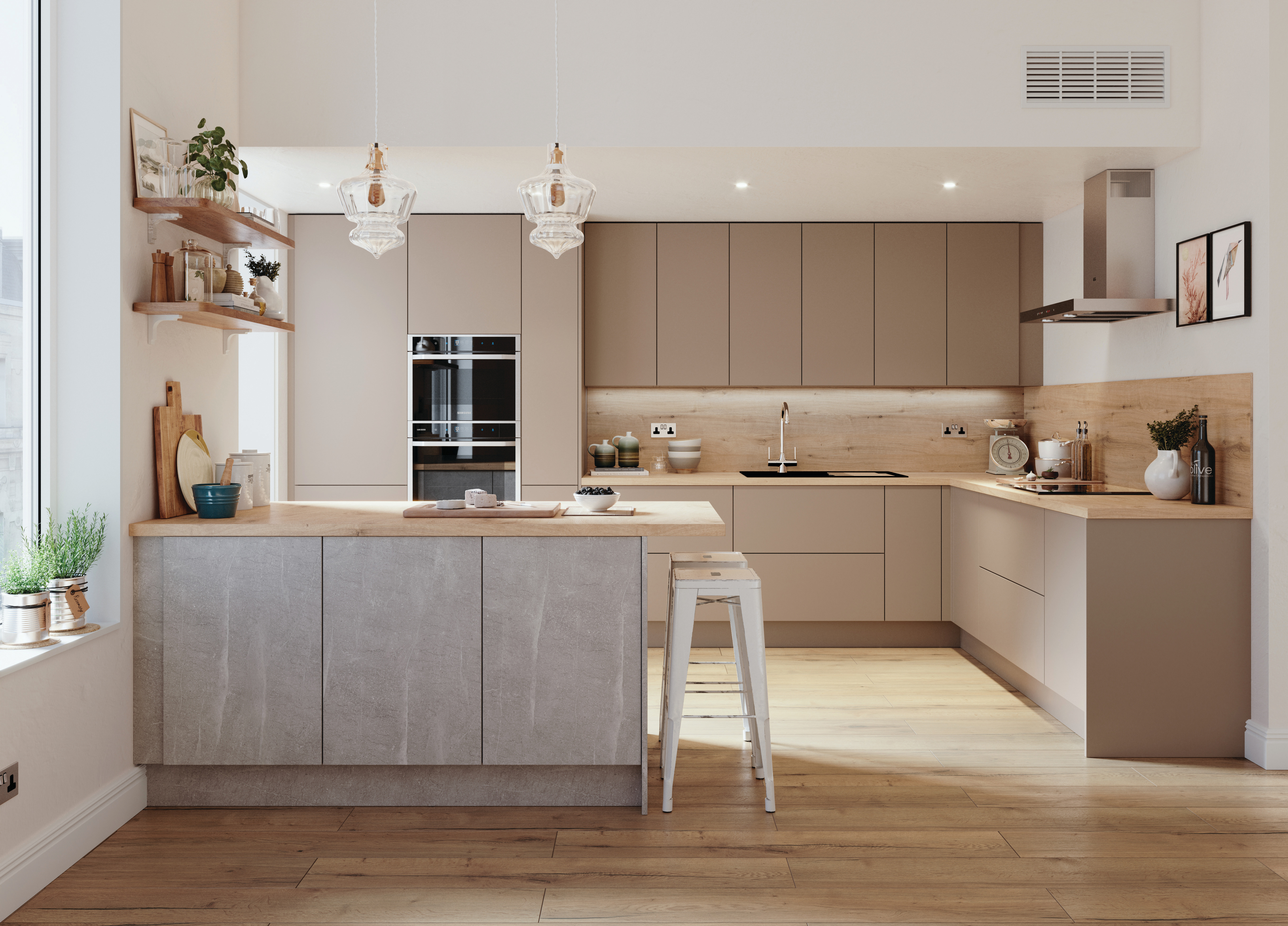 38mm Square Edged Worktops