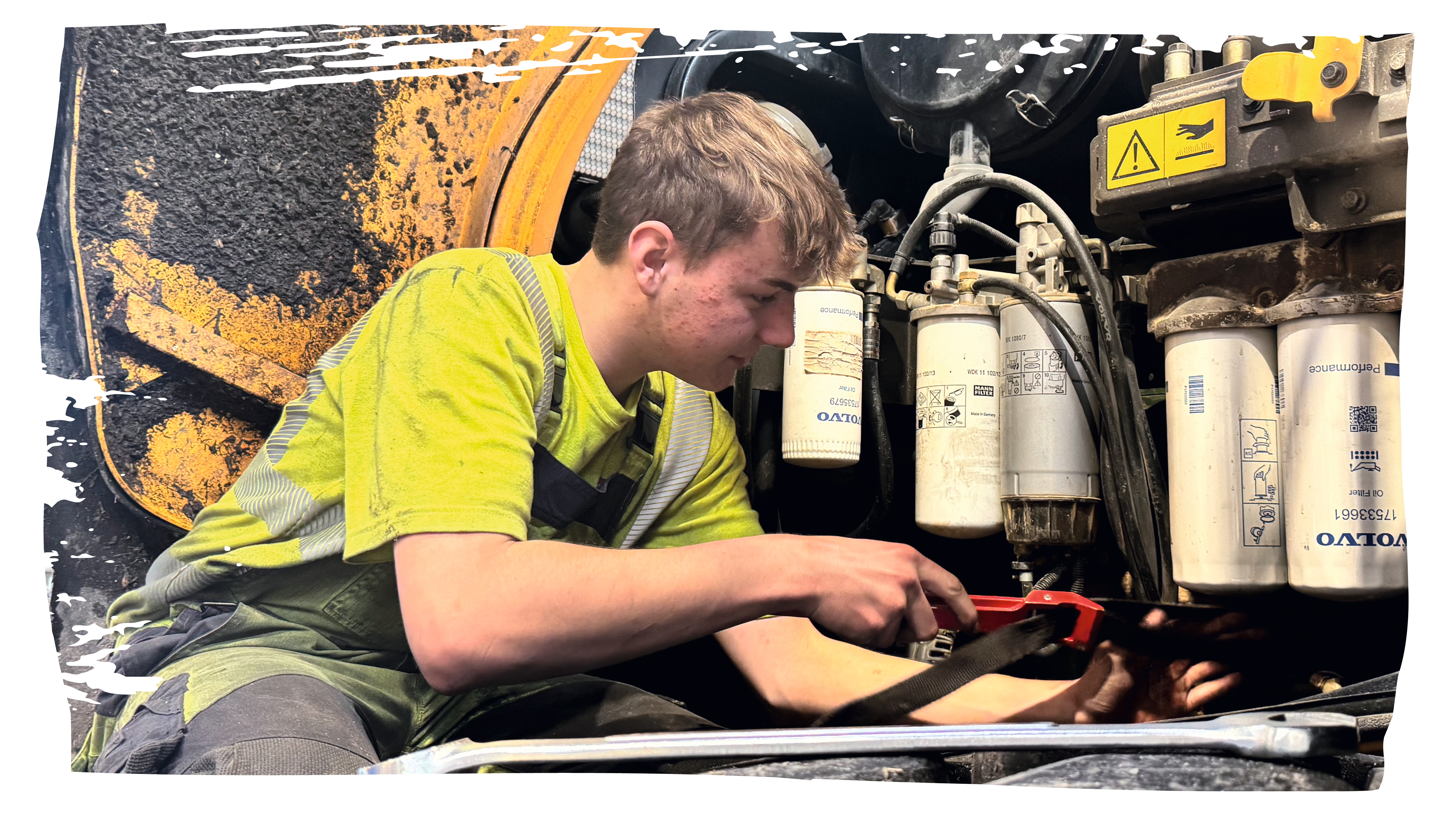 Reparatur an Maschinen