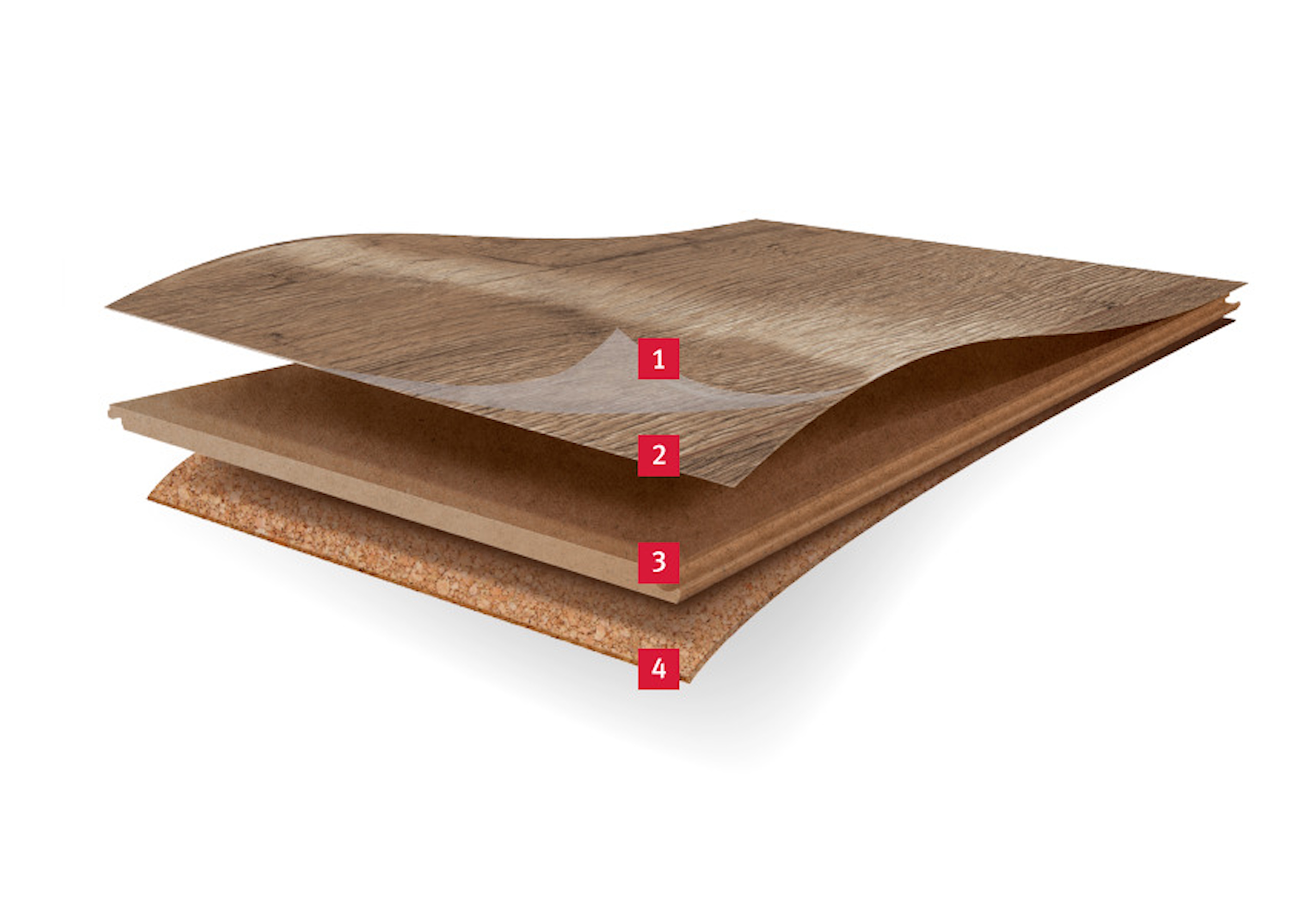 Construction of Design flooring GreenTec Construction of Design flooring GreenTec