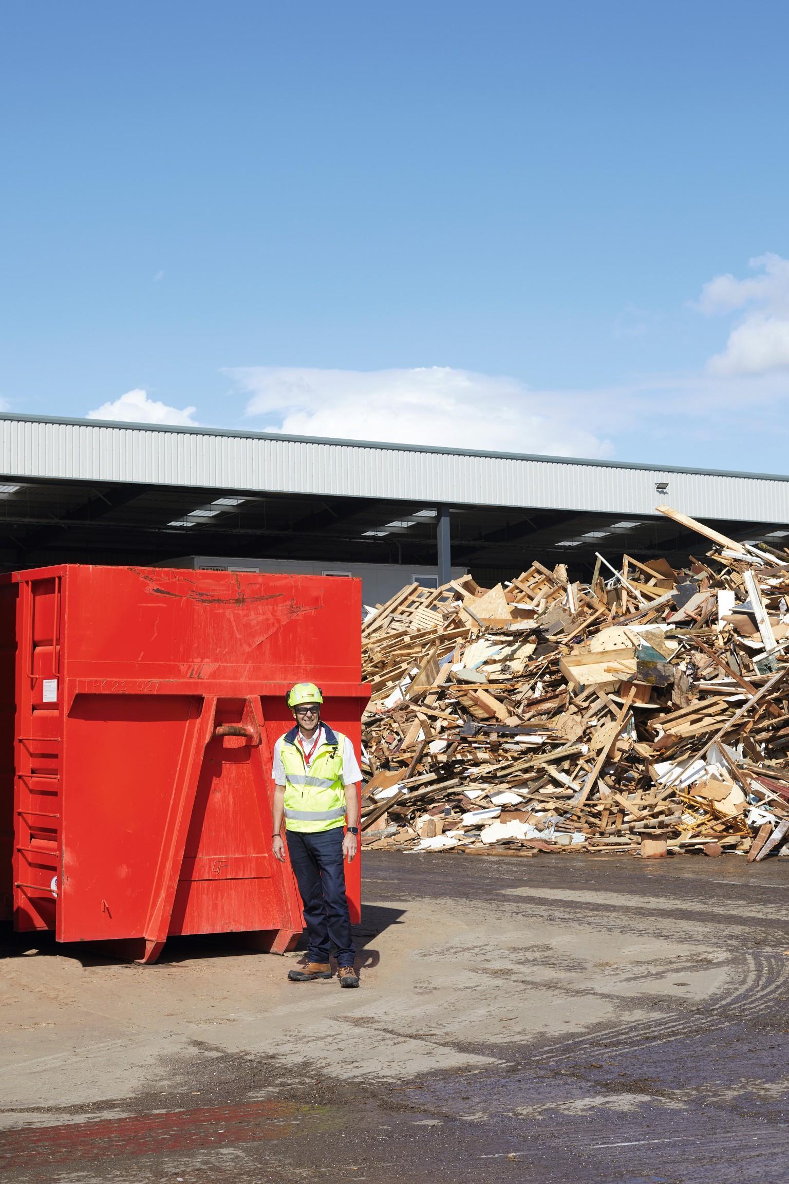 Recycled wood makes products even more sustainable