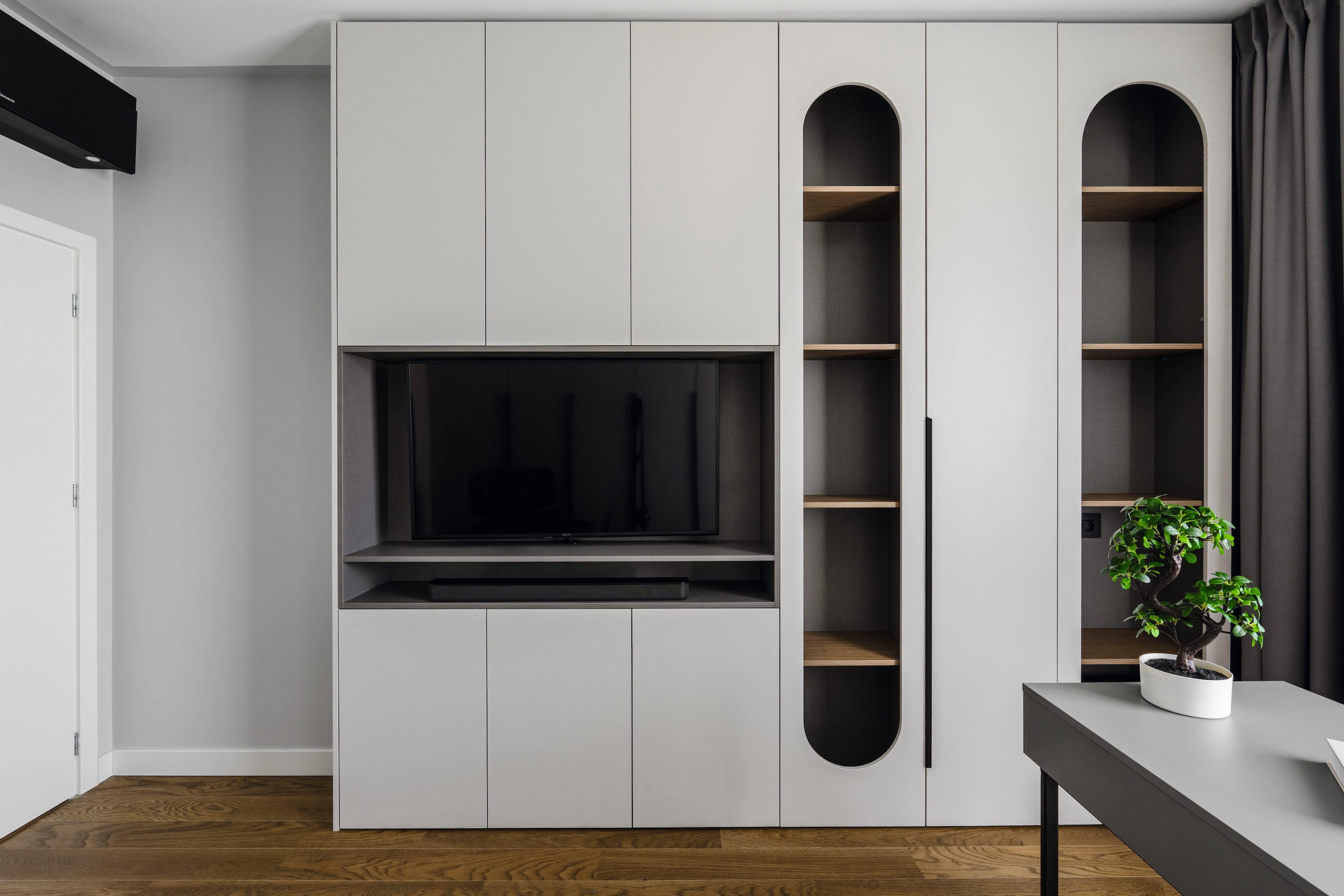 Kast in U708 ST9 Lichtgrijs