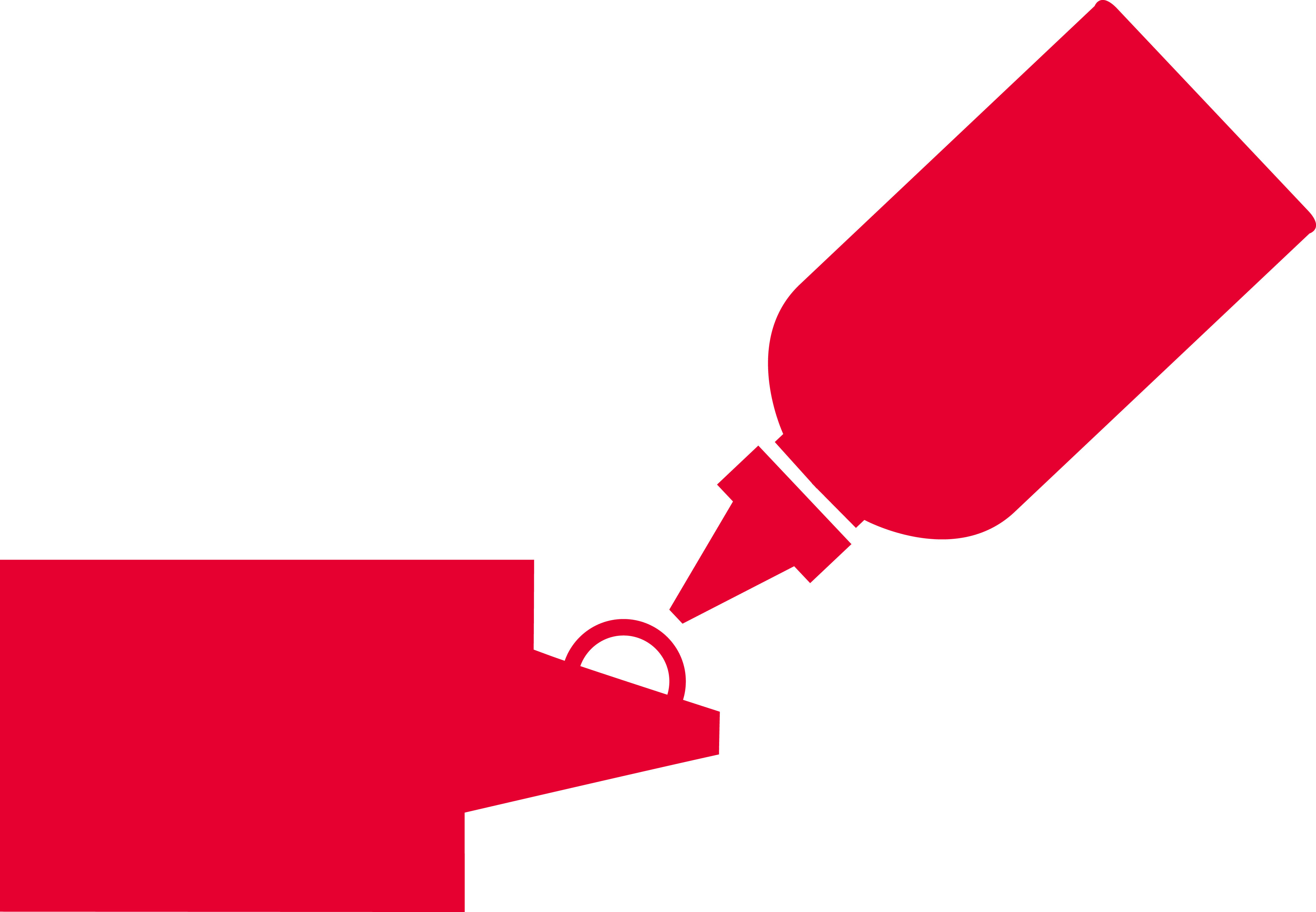 Low glue consumption