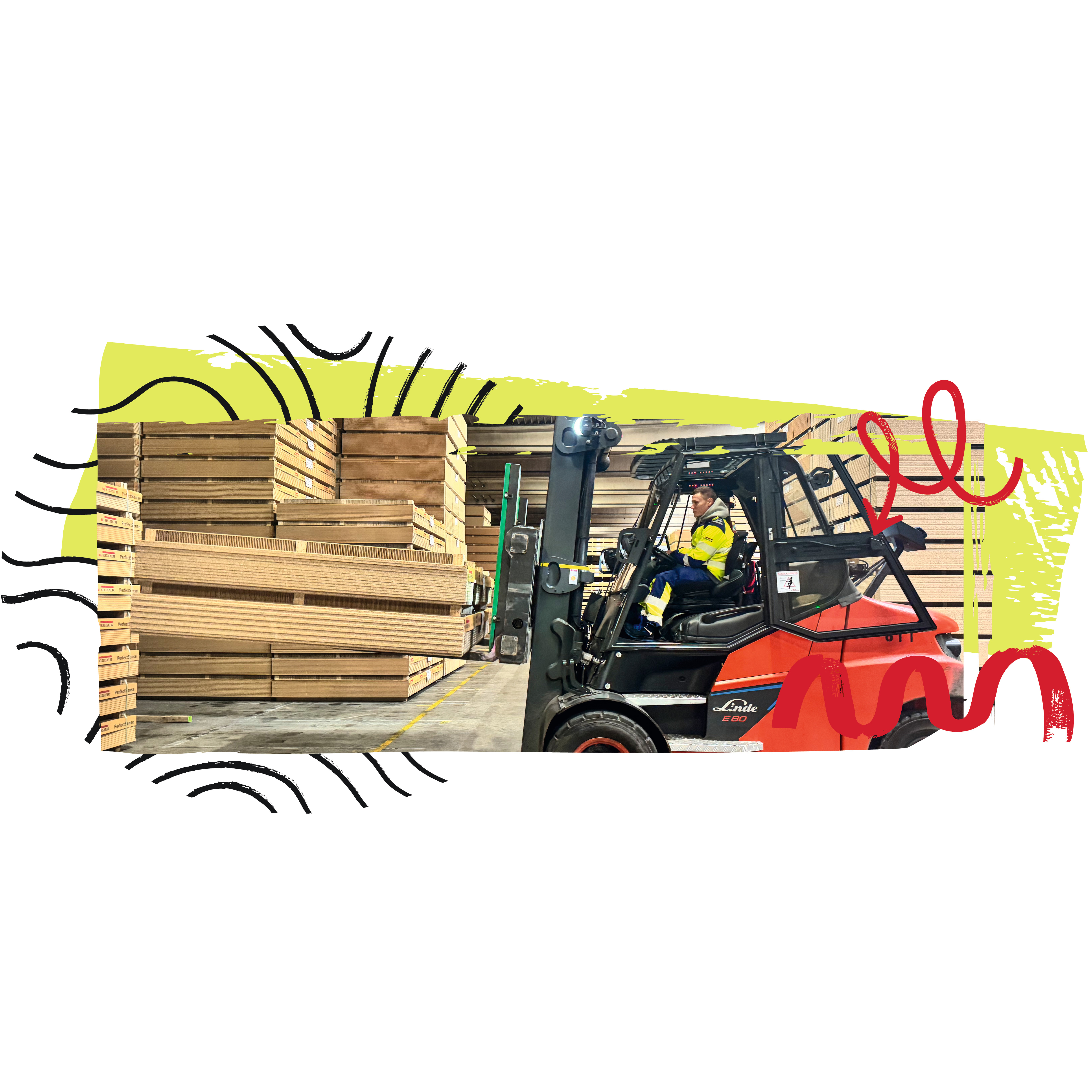 Stapler fahren