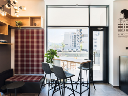 Modern and bright place that inspires for socializing.