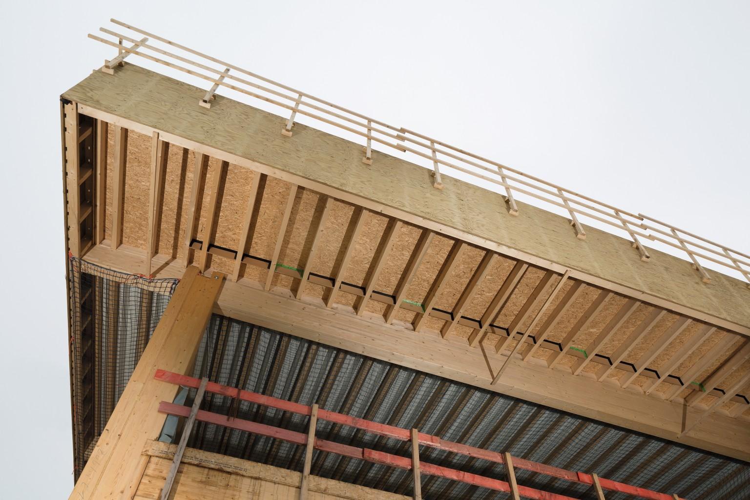 Dachschalung aus OSB Platten