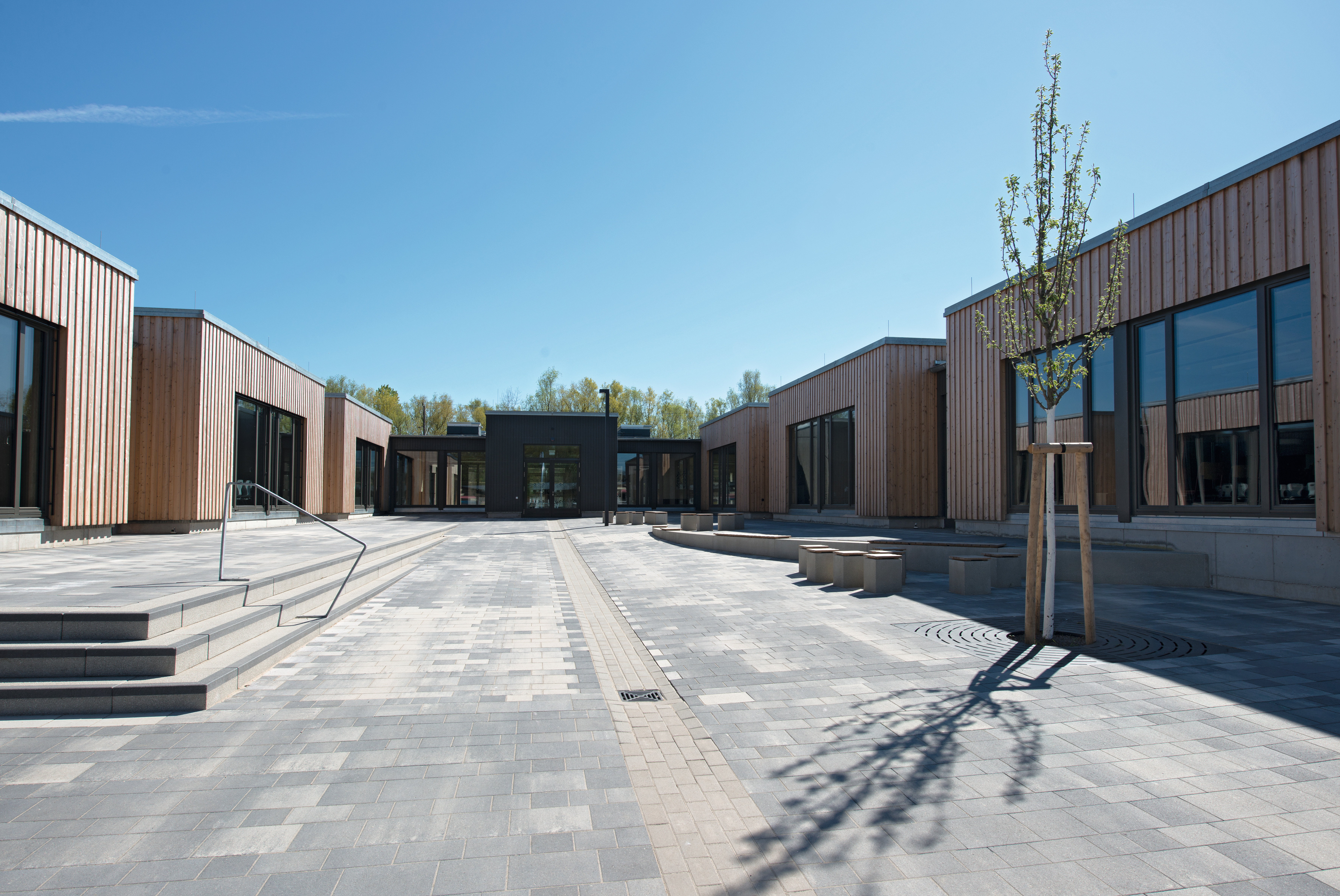 The exterior of the Robert Lansemann School in Wismar. © Foto Volster