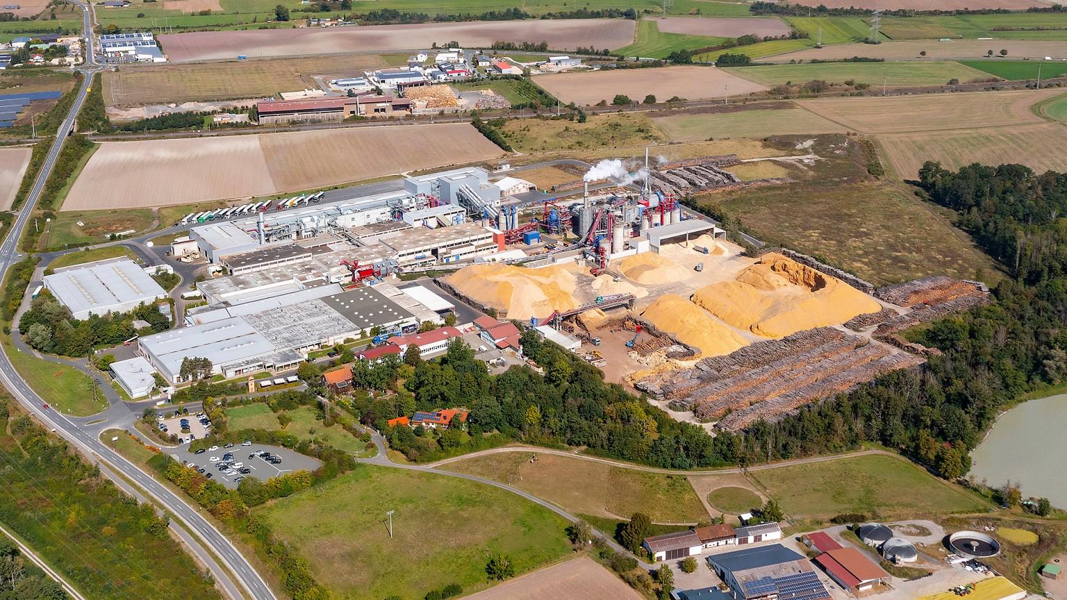 Rauch chipboard plant in Markt Bibart (DE)