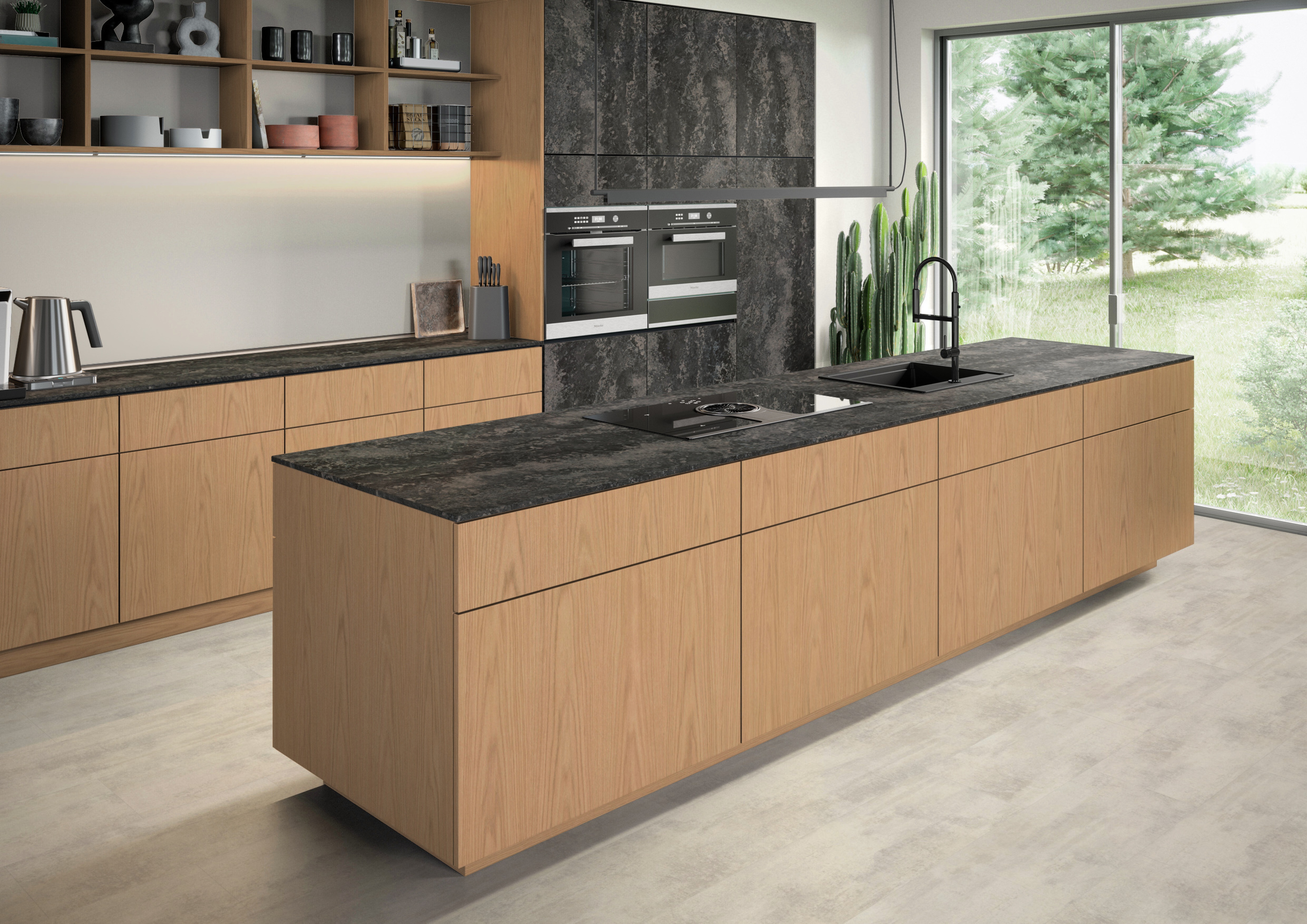 F128 PA Granit Ambiance černý