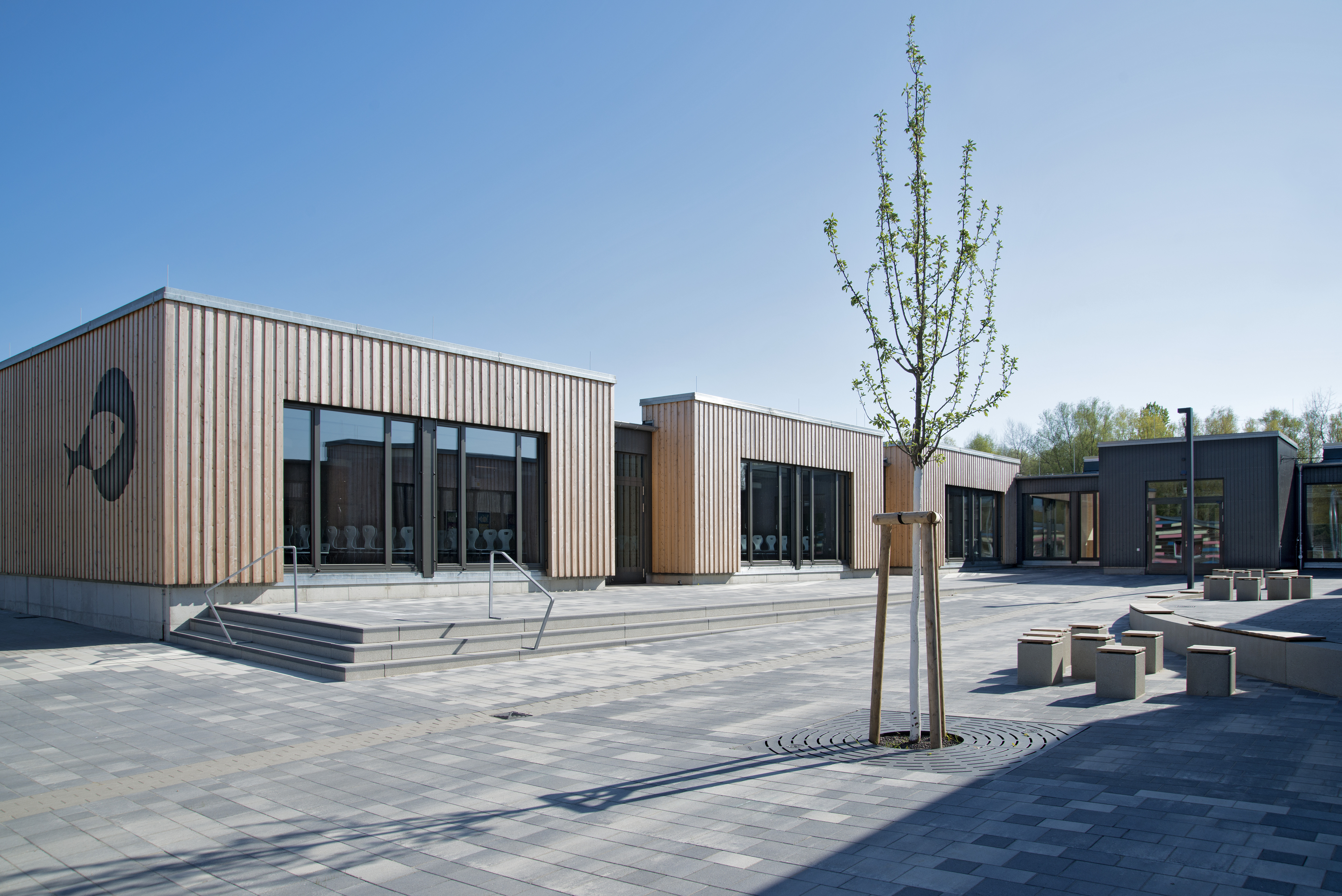 The new building was built on an area of 2950m2. © Foto Volster