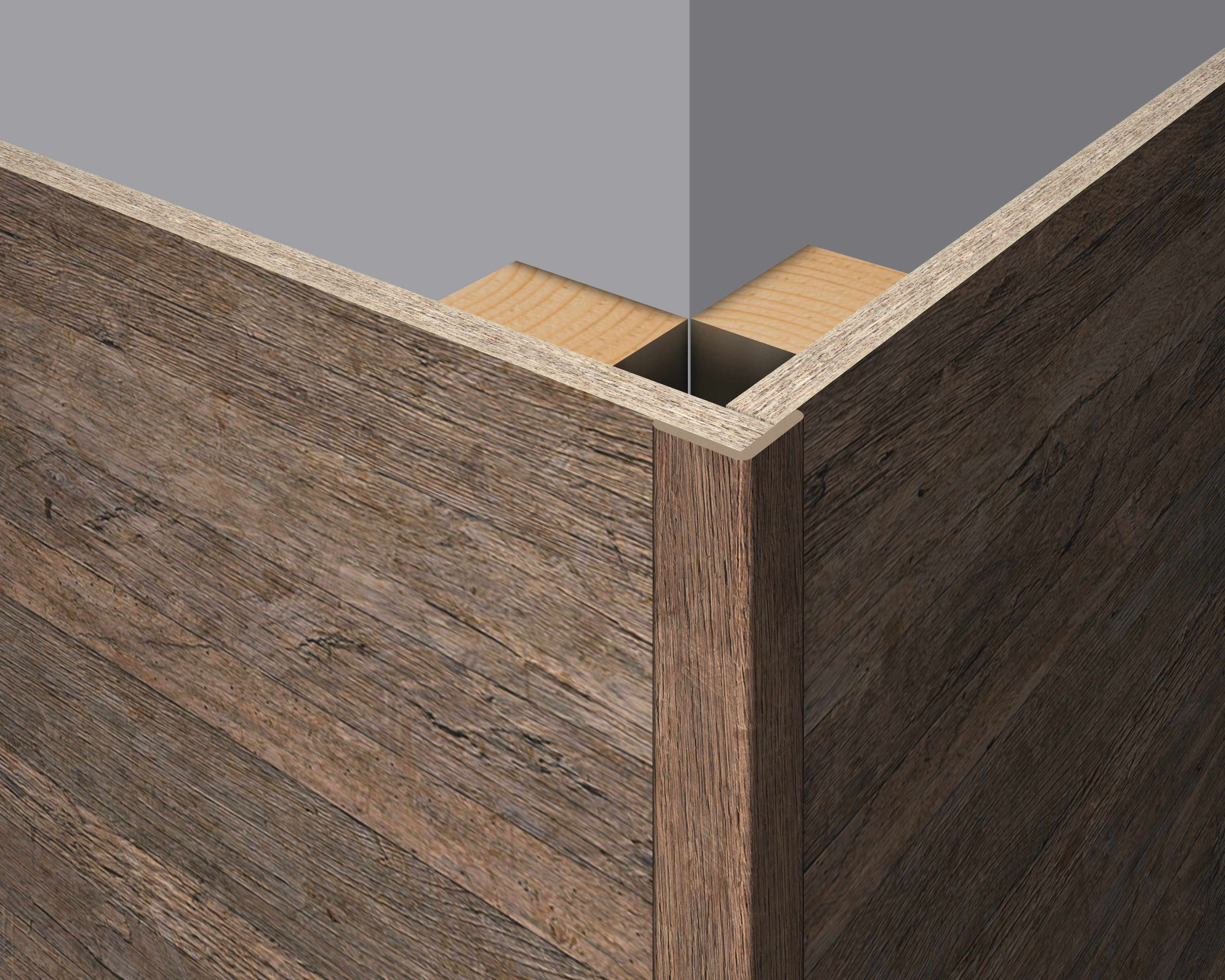 Application folding moulding 90° external corner, DO002 