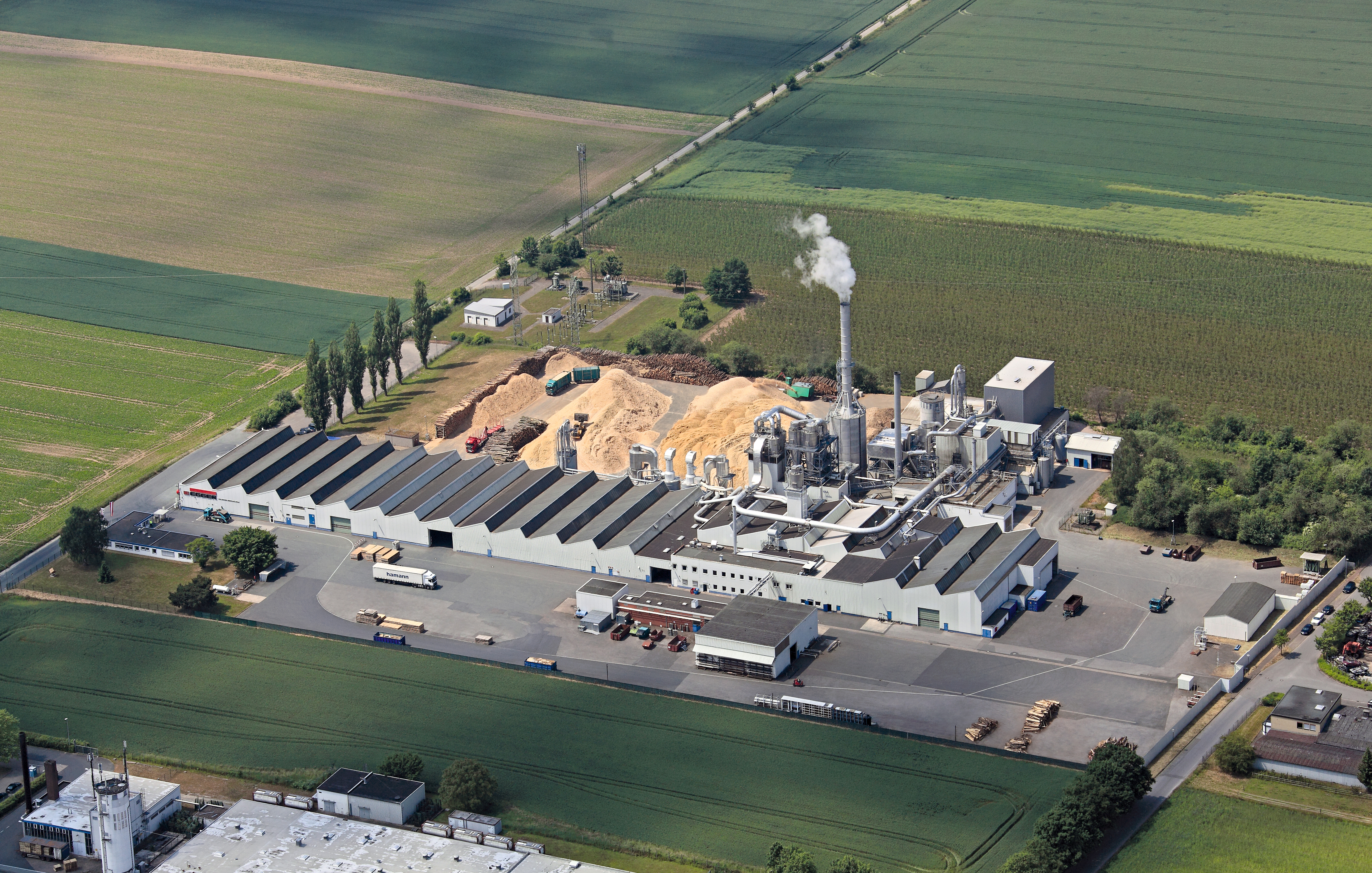 Aerial image of building in Bevern