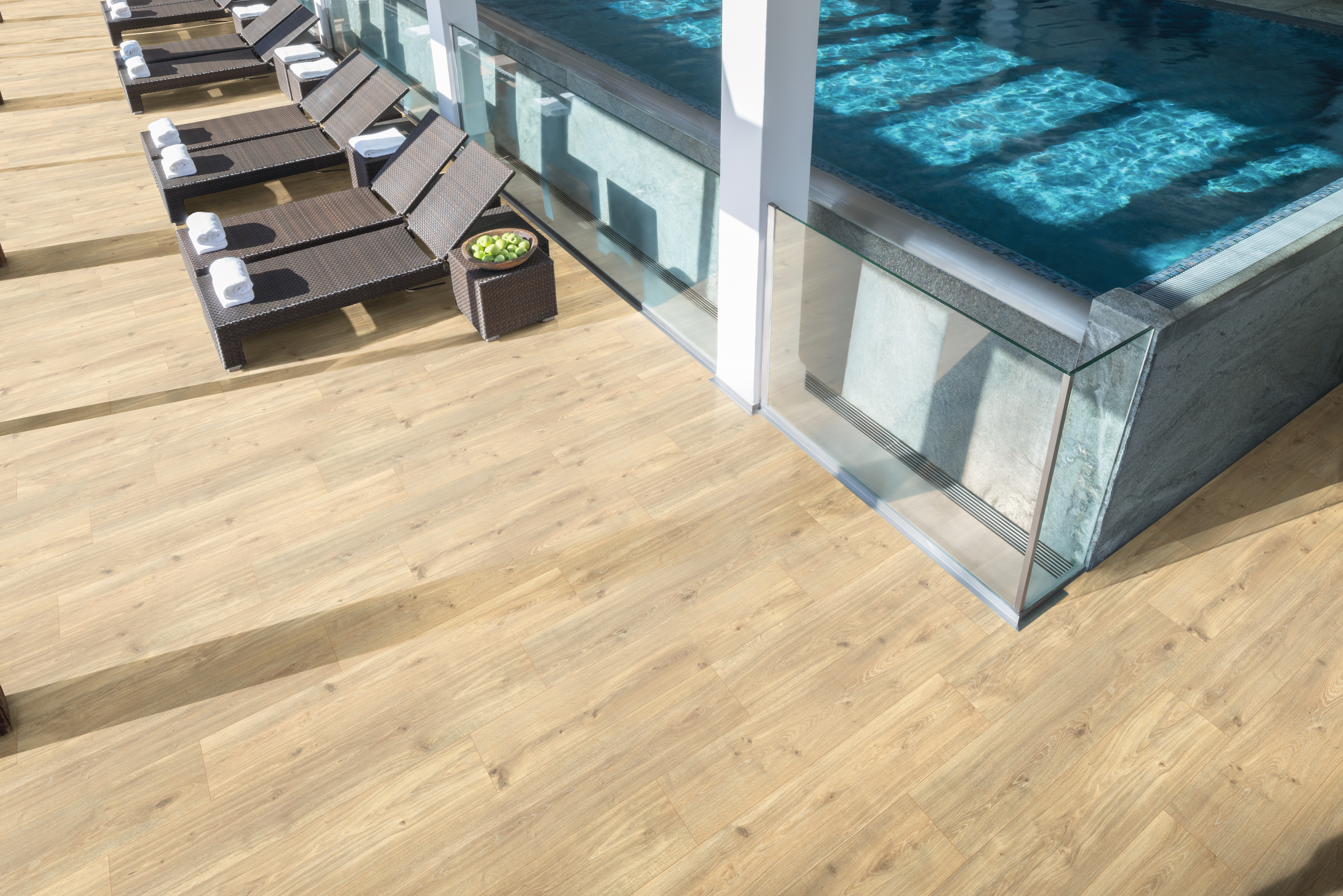 Safe flooring without the risk of slipping