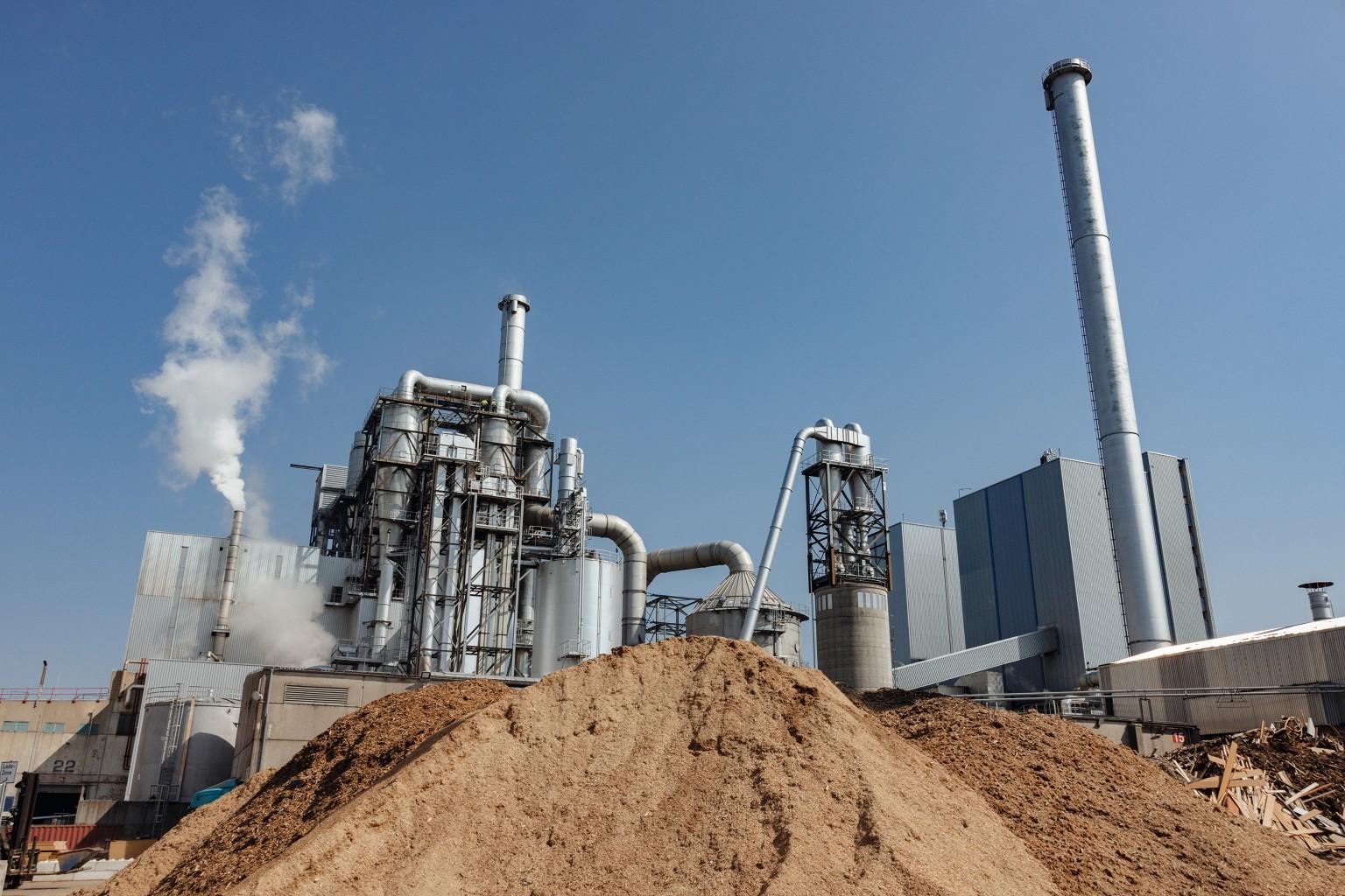 Power plant with renewable fuels