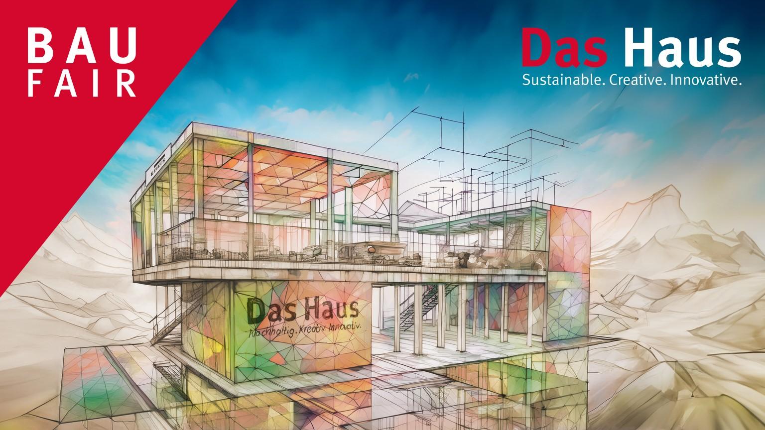 EGGER Výstavní stánek "Das Haus"- Udržitelný. Kreativní. Inovativní. 