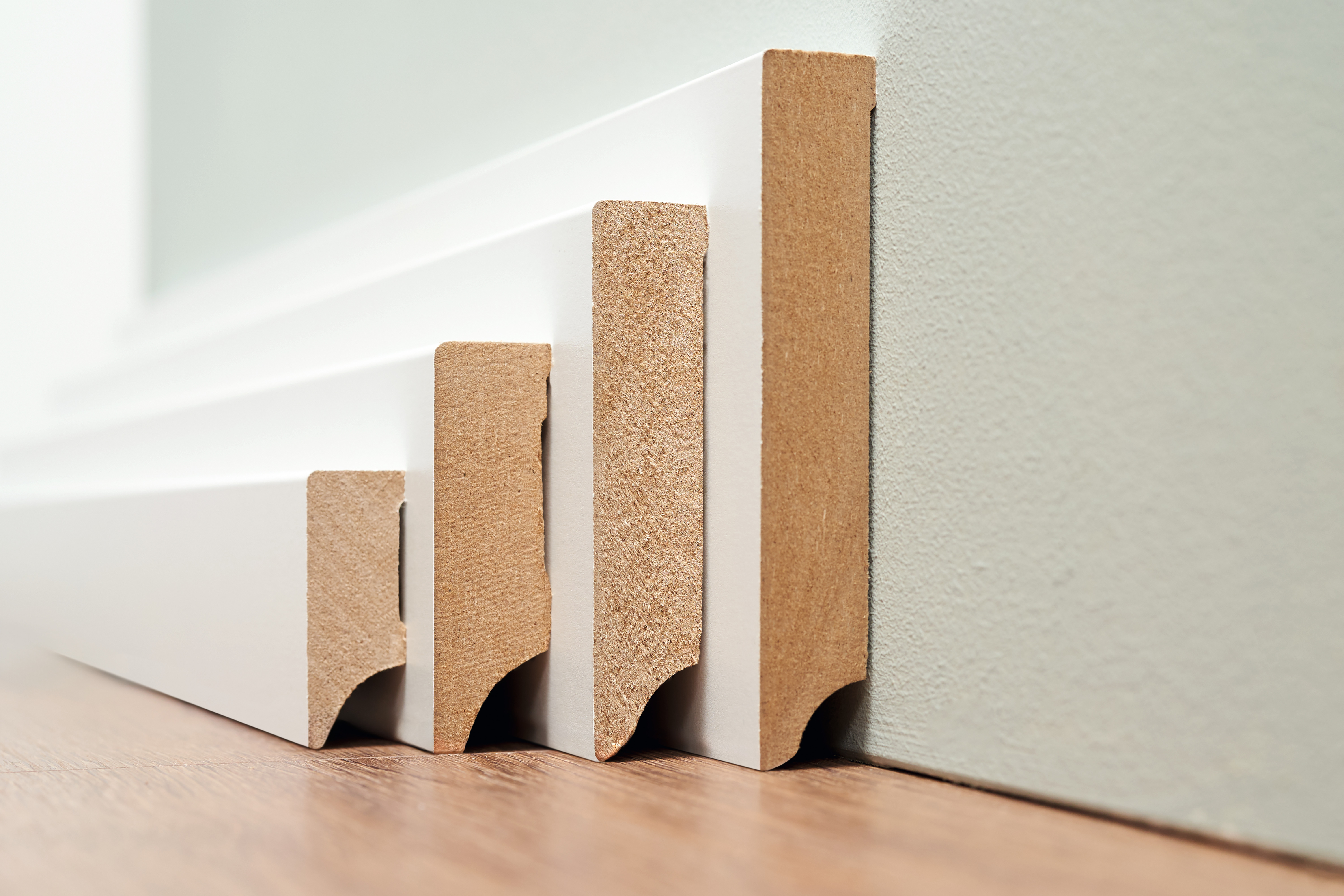 Matching skirting boards in different formats for skirting